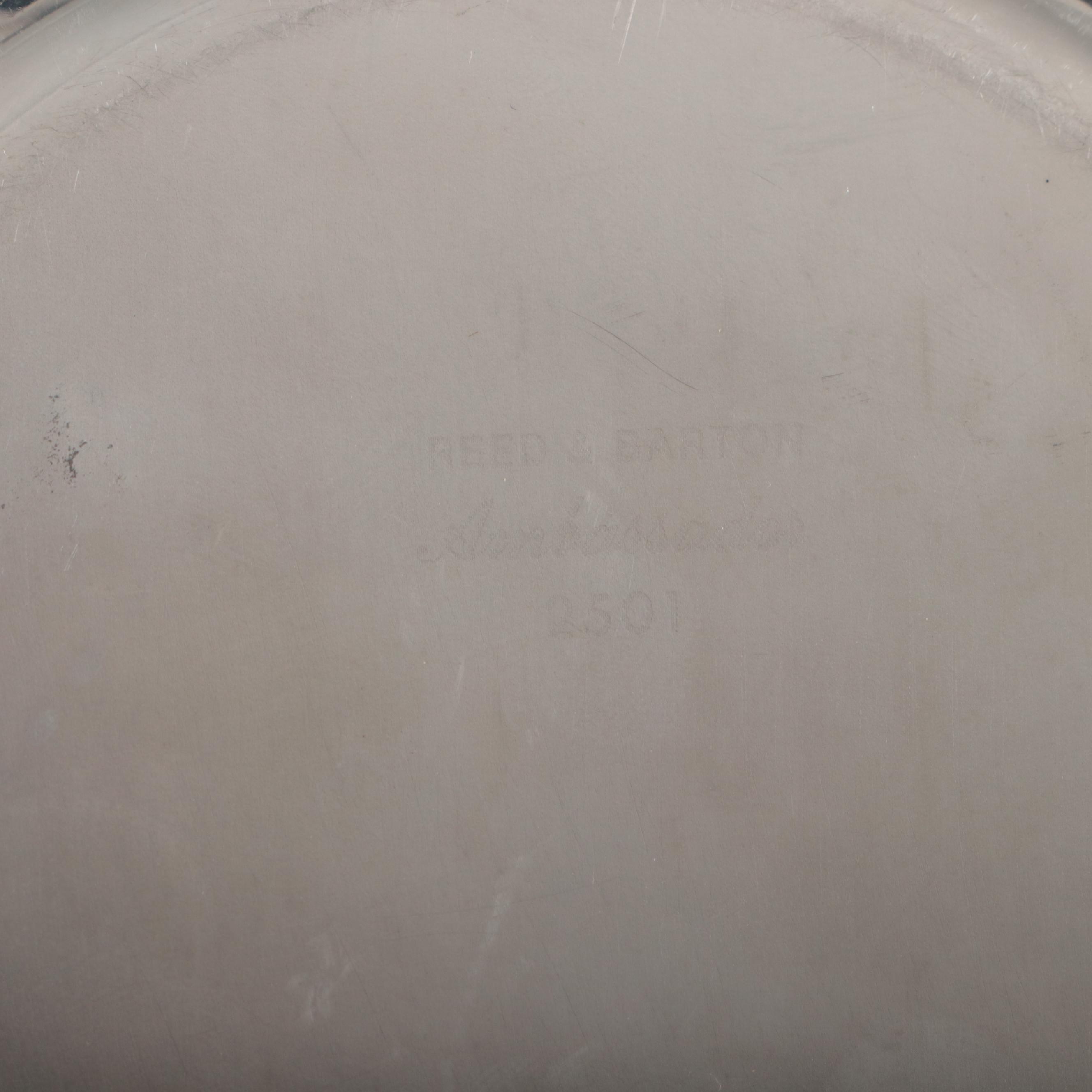 Pairpoint Covered Serving Bowl with Other Silver Plate Tableware