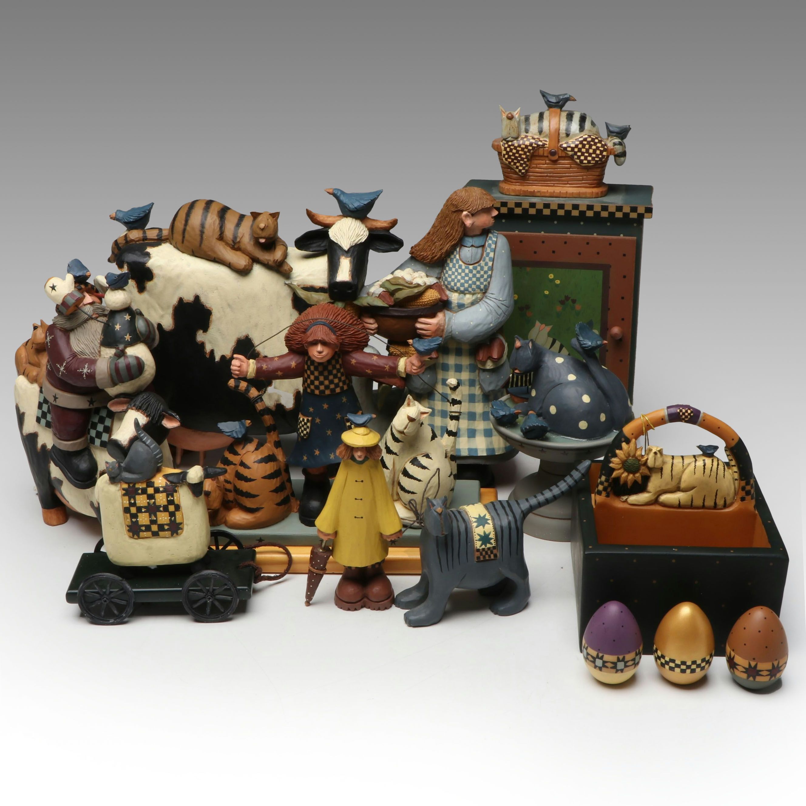 Williraye Studio Resin Folk Art Décor