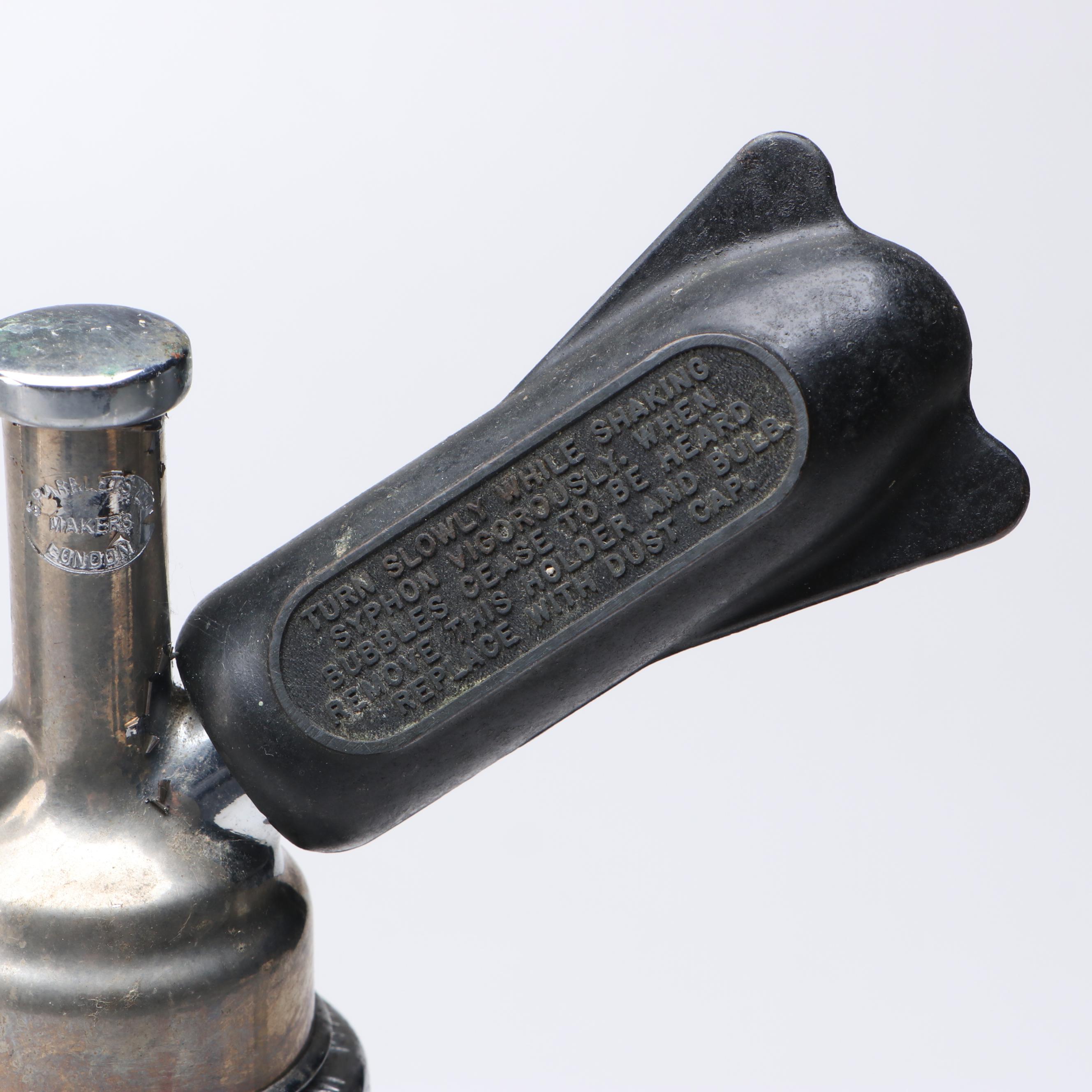 Royal Holland Amber Glass and Pewter Decanter, Other Soda Siphons and Muffineer