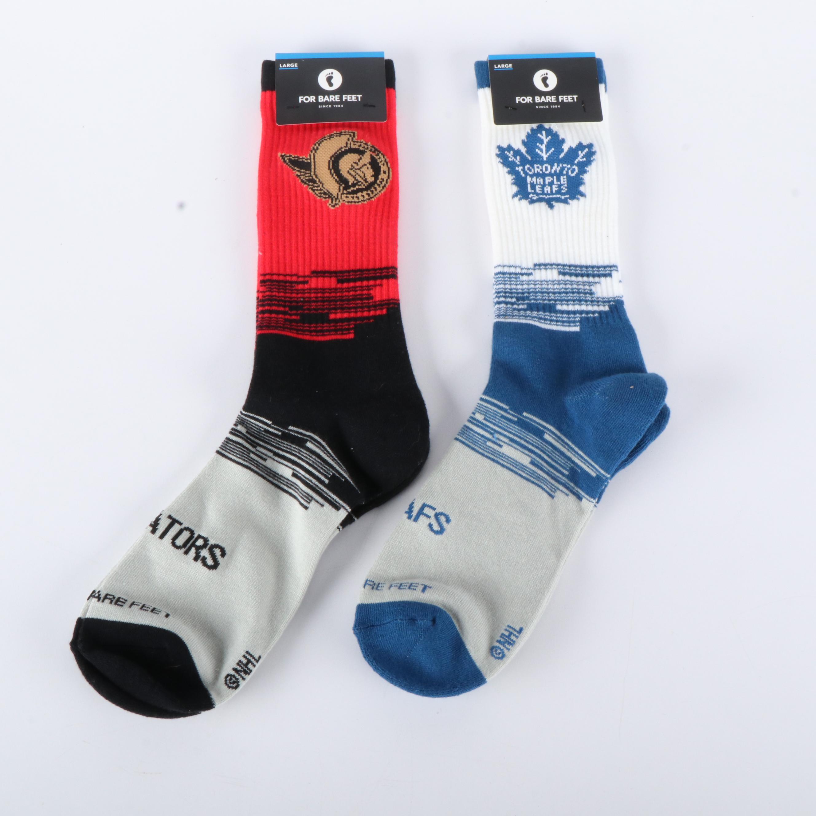 Toronto Maple Leafs, Utah Jazz, and More Sports Themed Socks