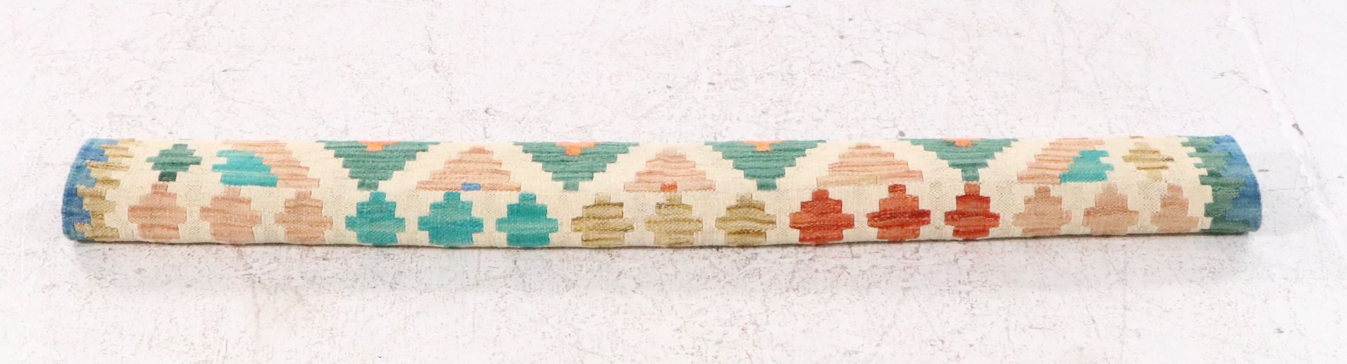 4'2 x 6'1 Handwoven Pakistani Kilim Area Rug