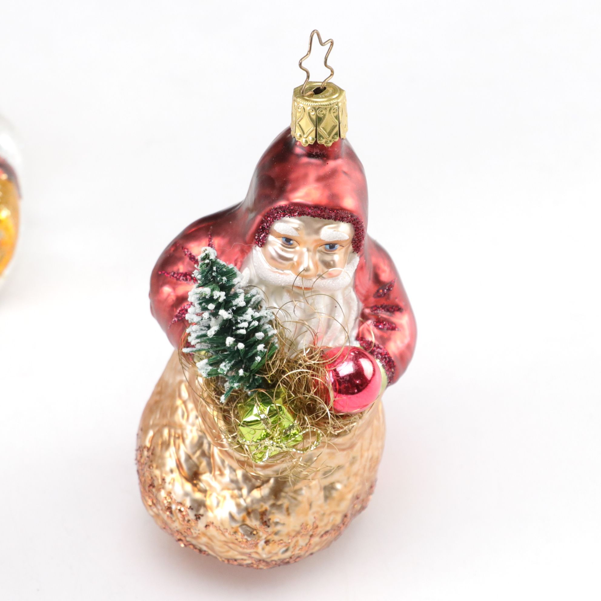 Christopher Radko Superman and Other Glass Christmas Ornaments