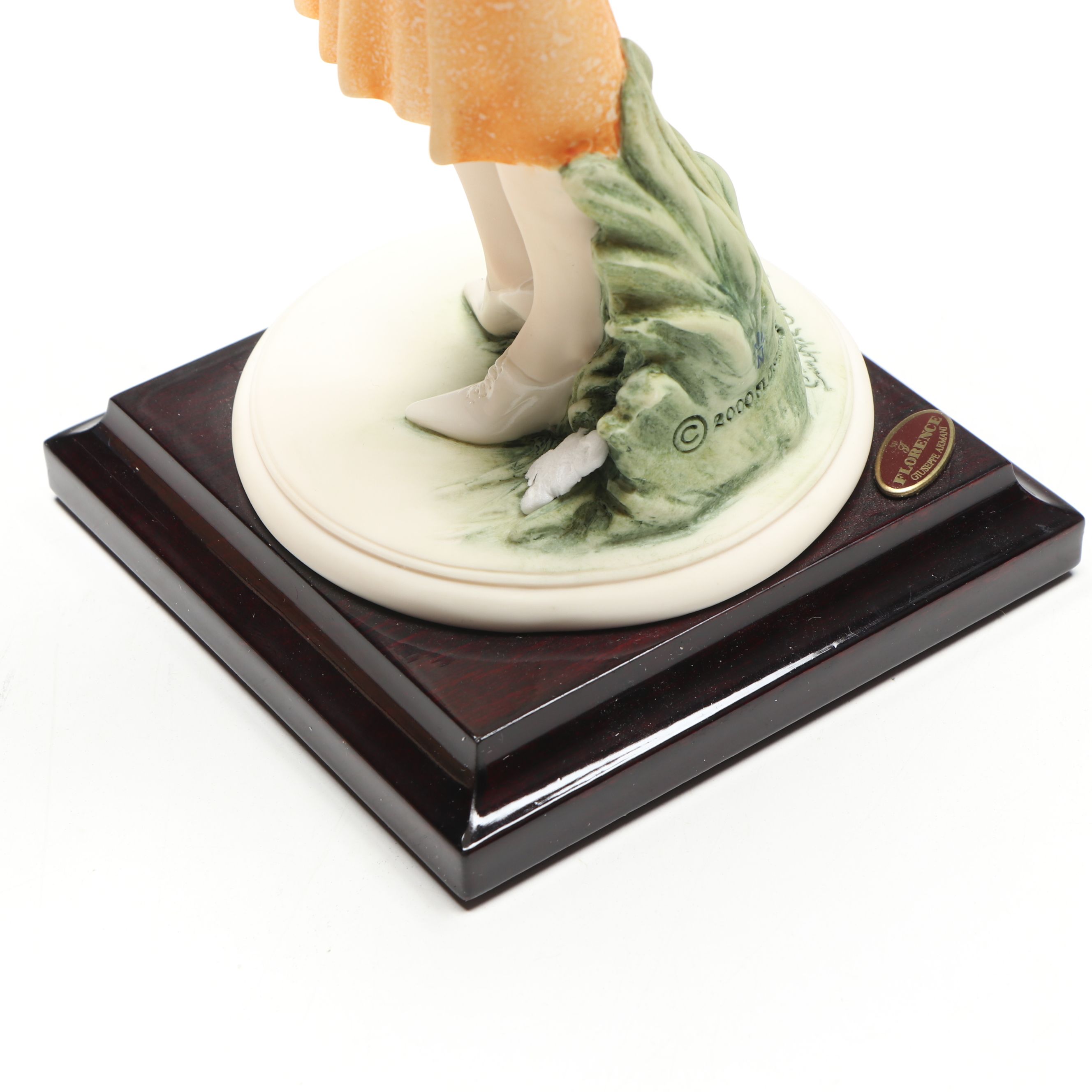 Florence "Breezy", "Spring Time", and "Charming Traveler" Porcelain Figures