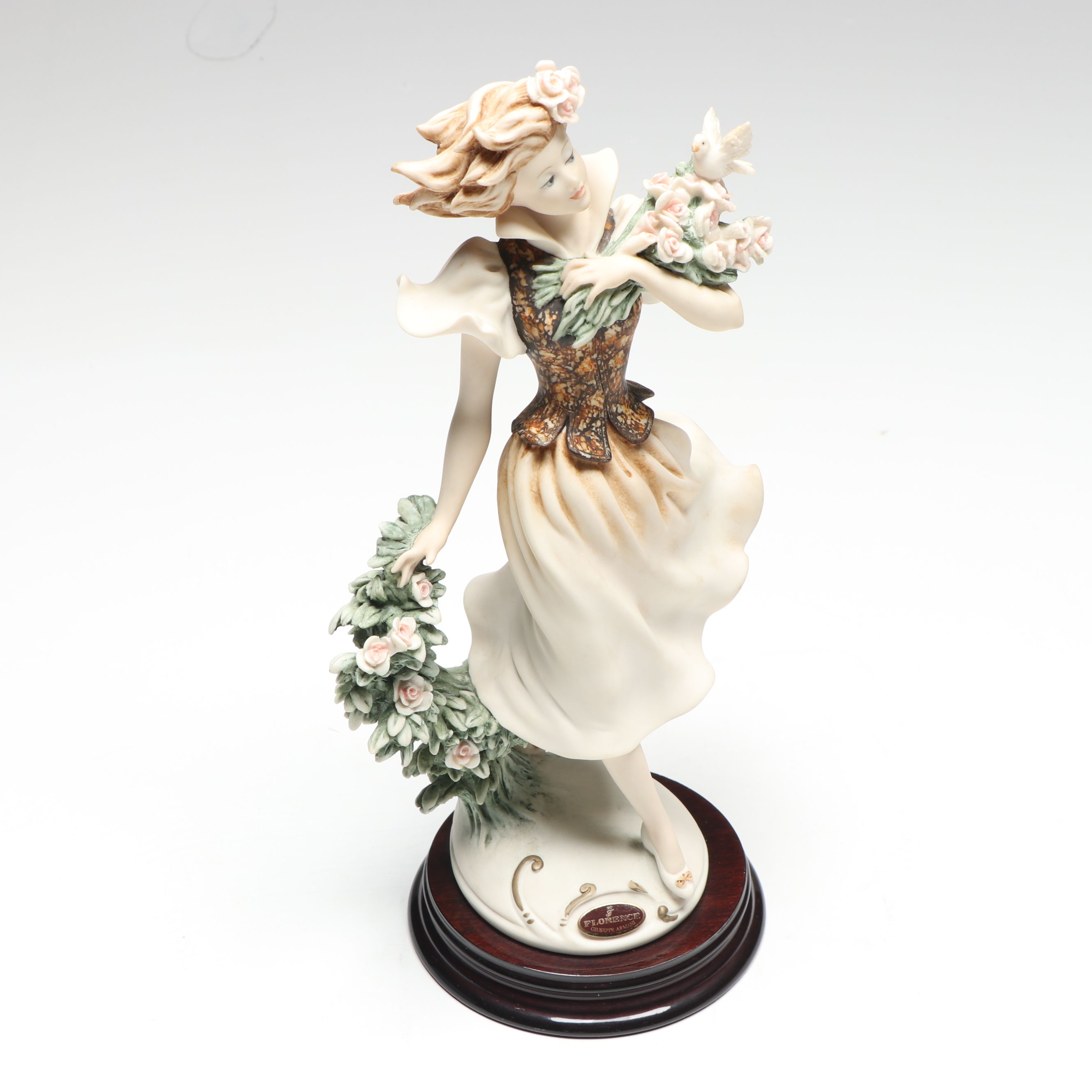 Florence "Breezy", "Spring Time", and "Charming Traveler" Porcelain Figures