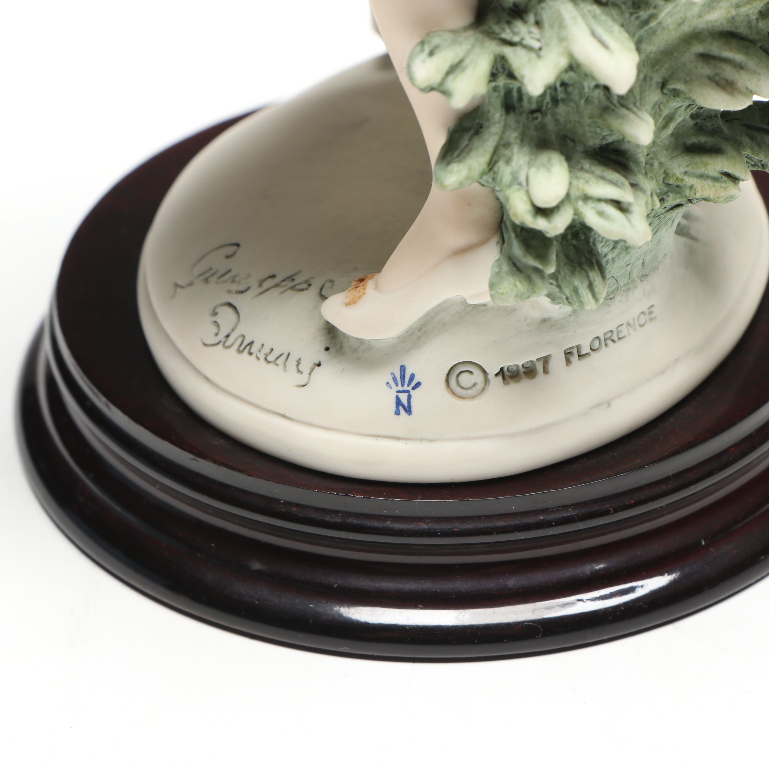 Florence "Breezy", "Spring Time", and "Charming Traveler" Porcelain Figures