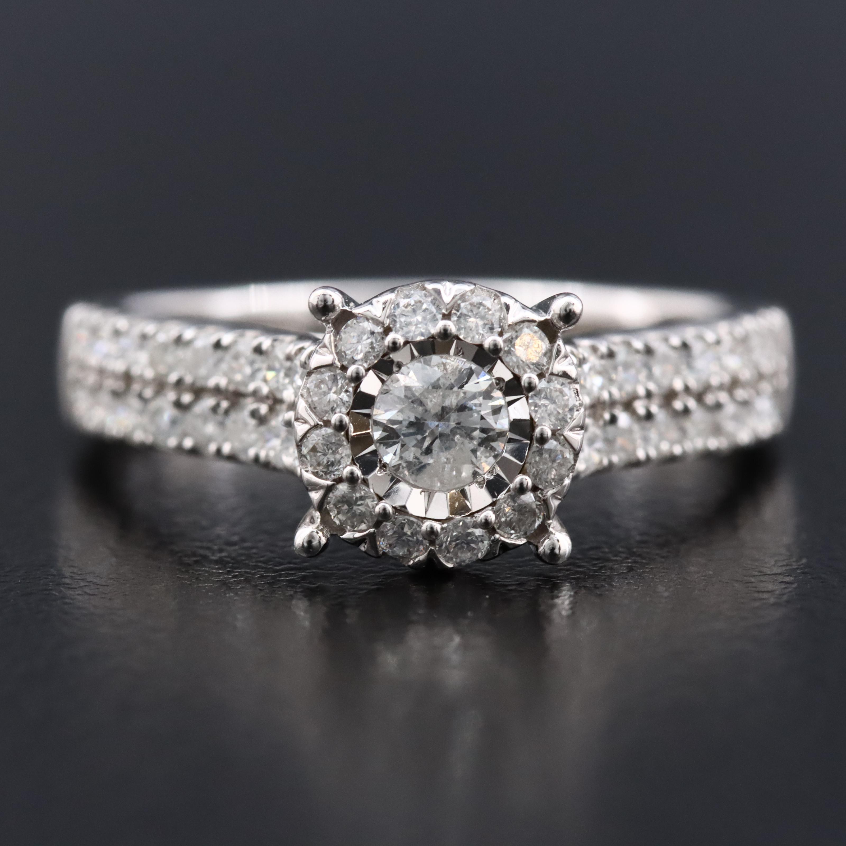 14K 0.79 CTW Diamond Ring