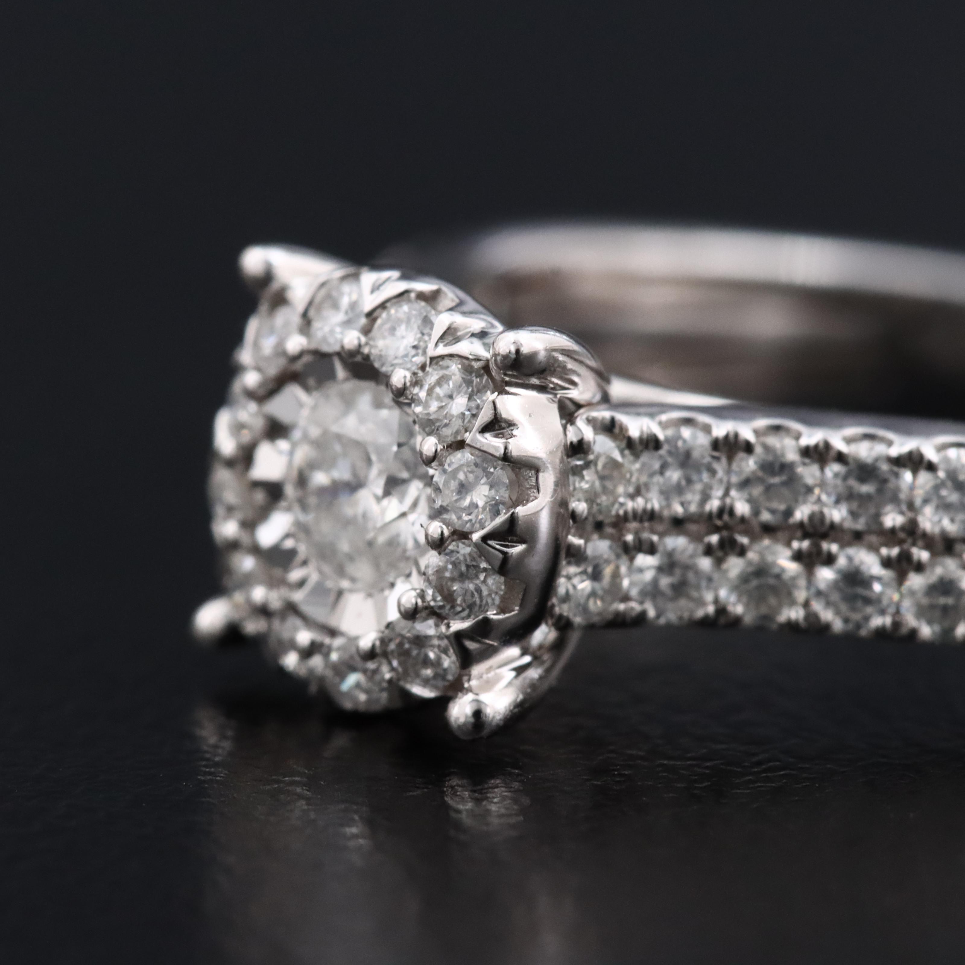 14K 0.79 CTW Diamond Ring