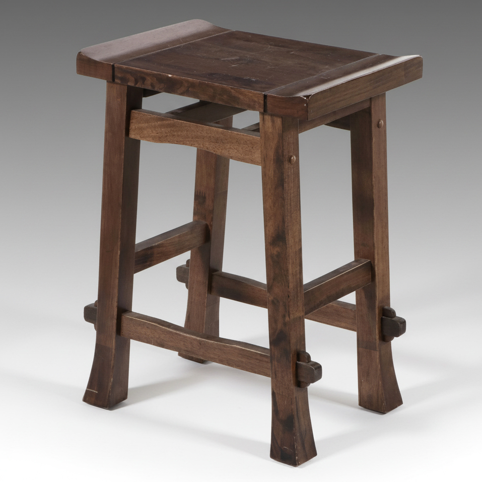 Thai Hardwood Stool, 21st Century
