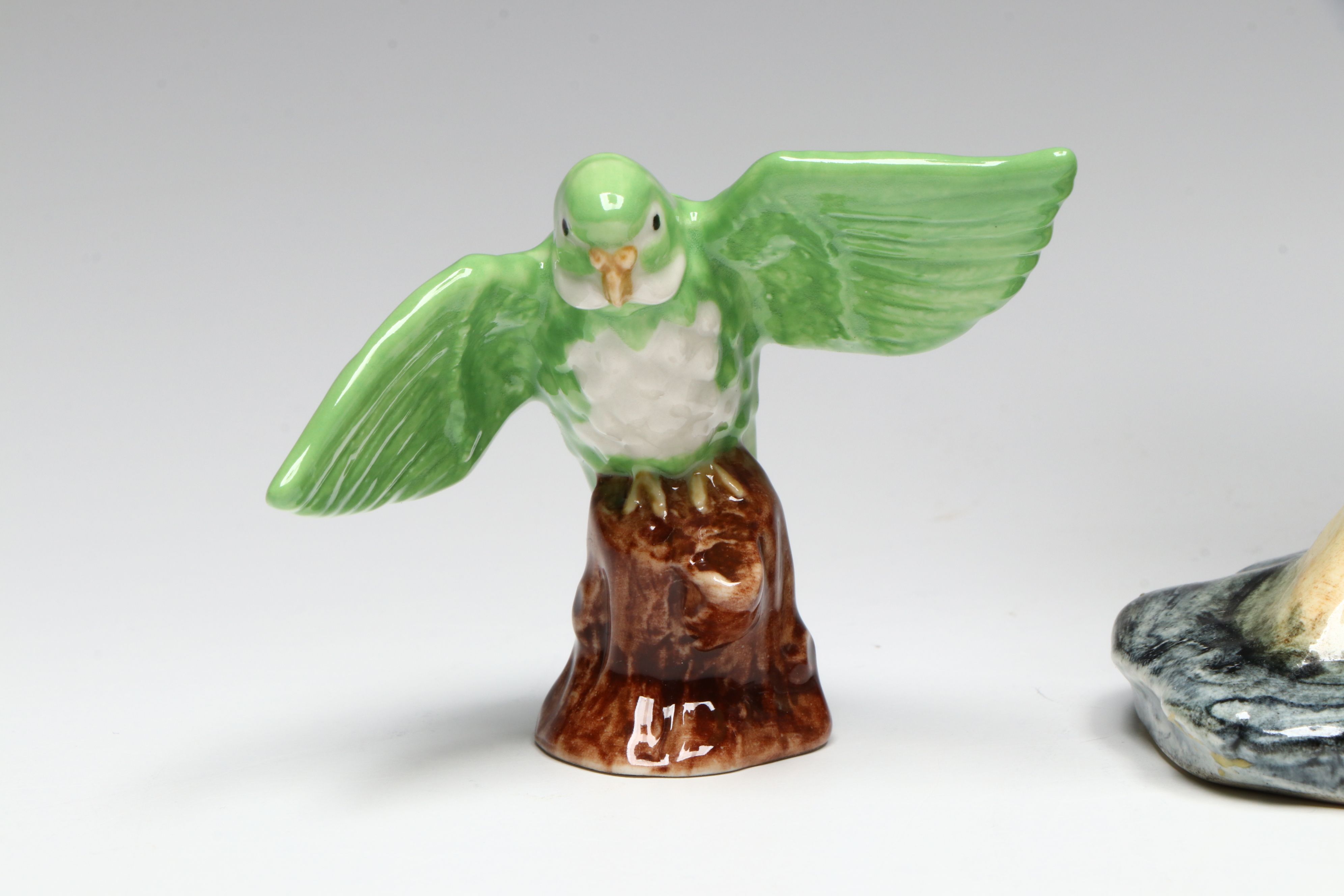 Beswick Wall Palques with Wade Whimsies and Other Ceramic Bird Figurines