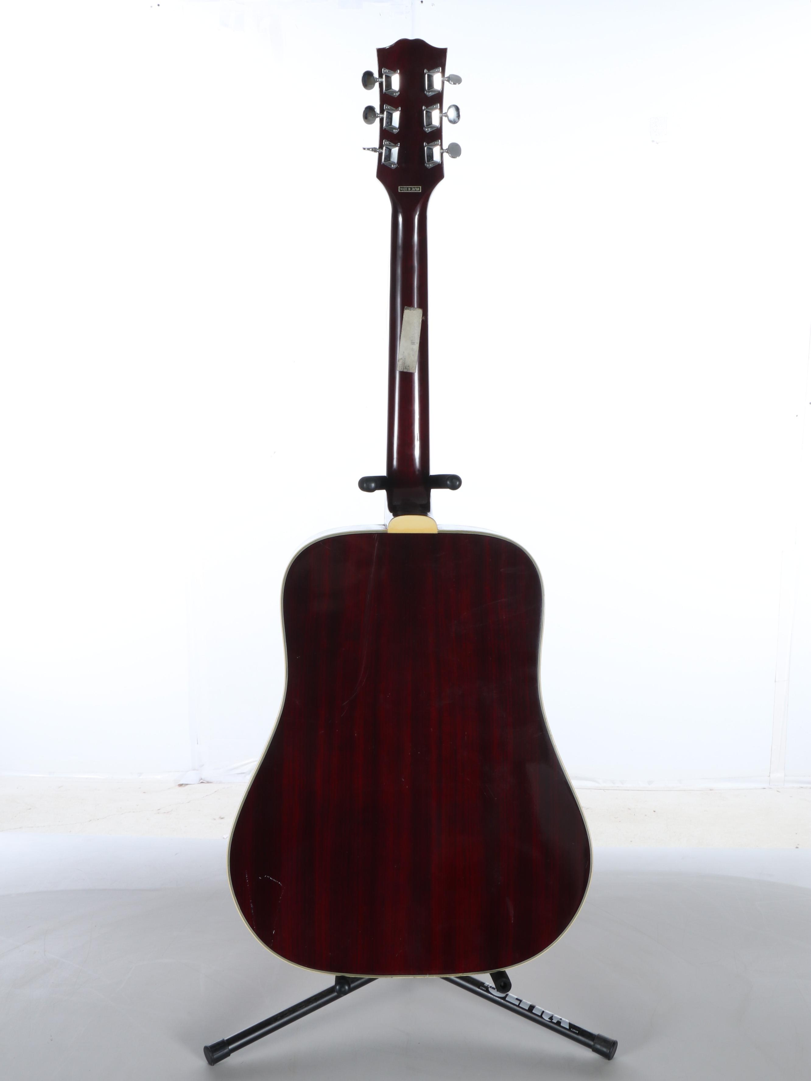 Kent Bonanza Acoustic Guitar with Mother-of-Pearl and Rosewood Fretboard