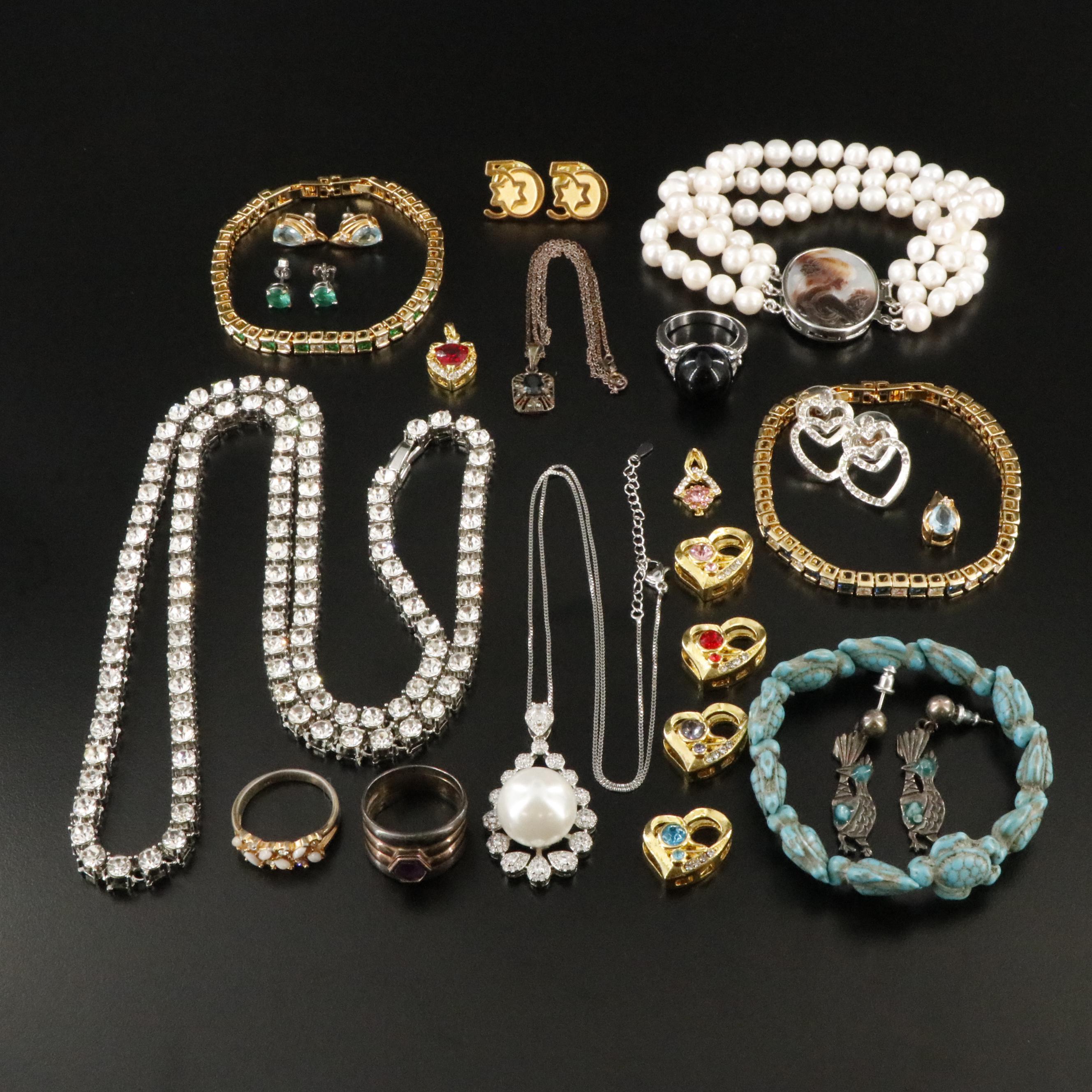 Sterling, Pearls and Mother-of-Pearl Featured in Jewelry Collection
