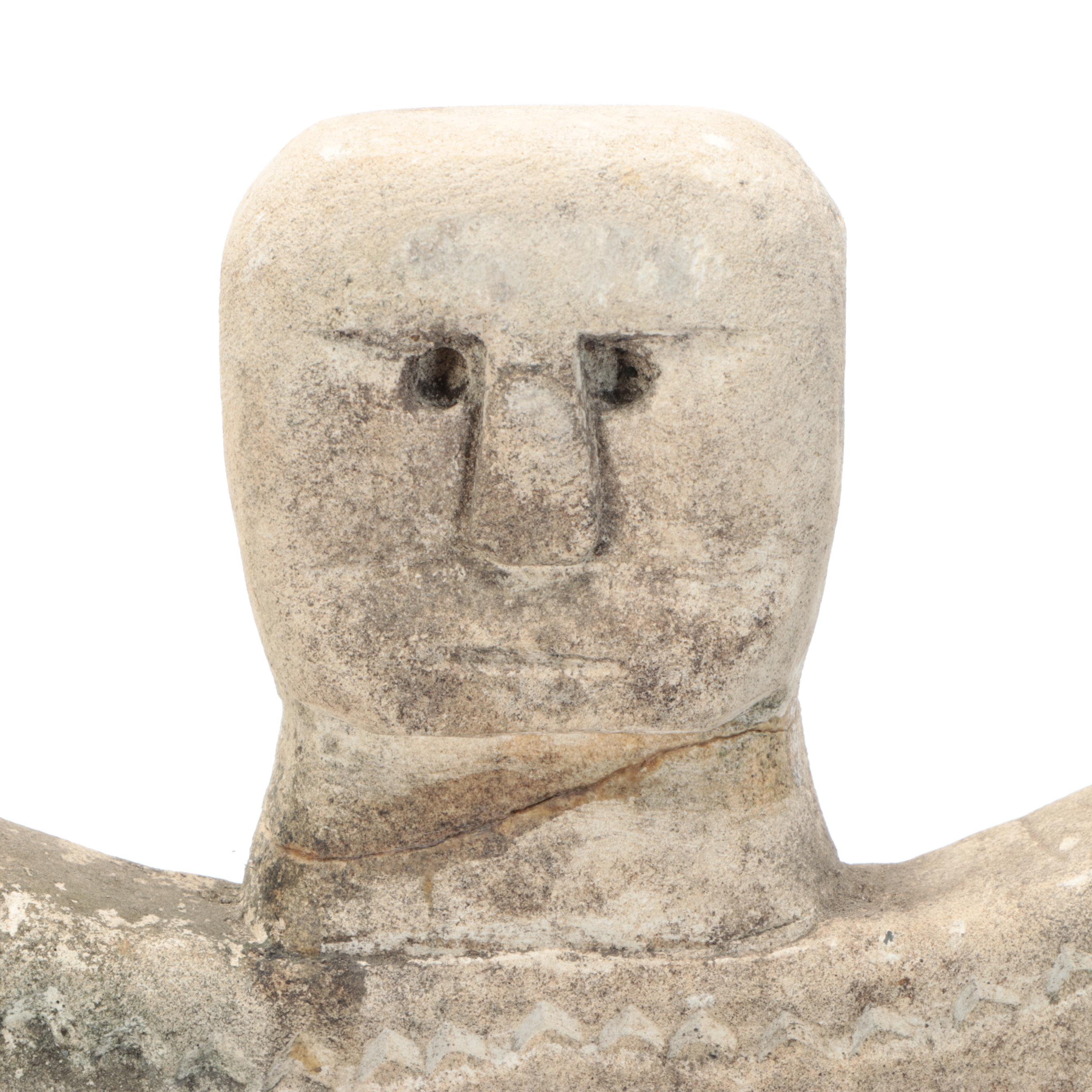 Timor Hand-Carved Stone Property Marker