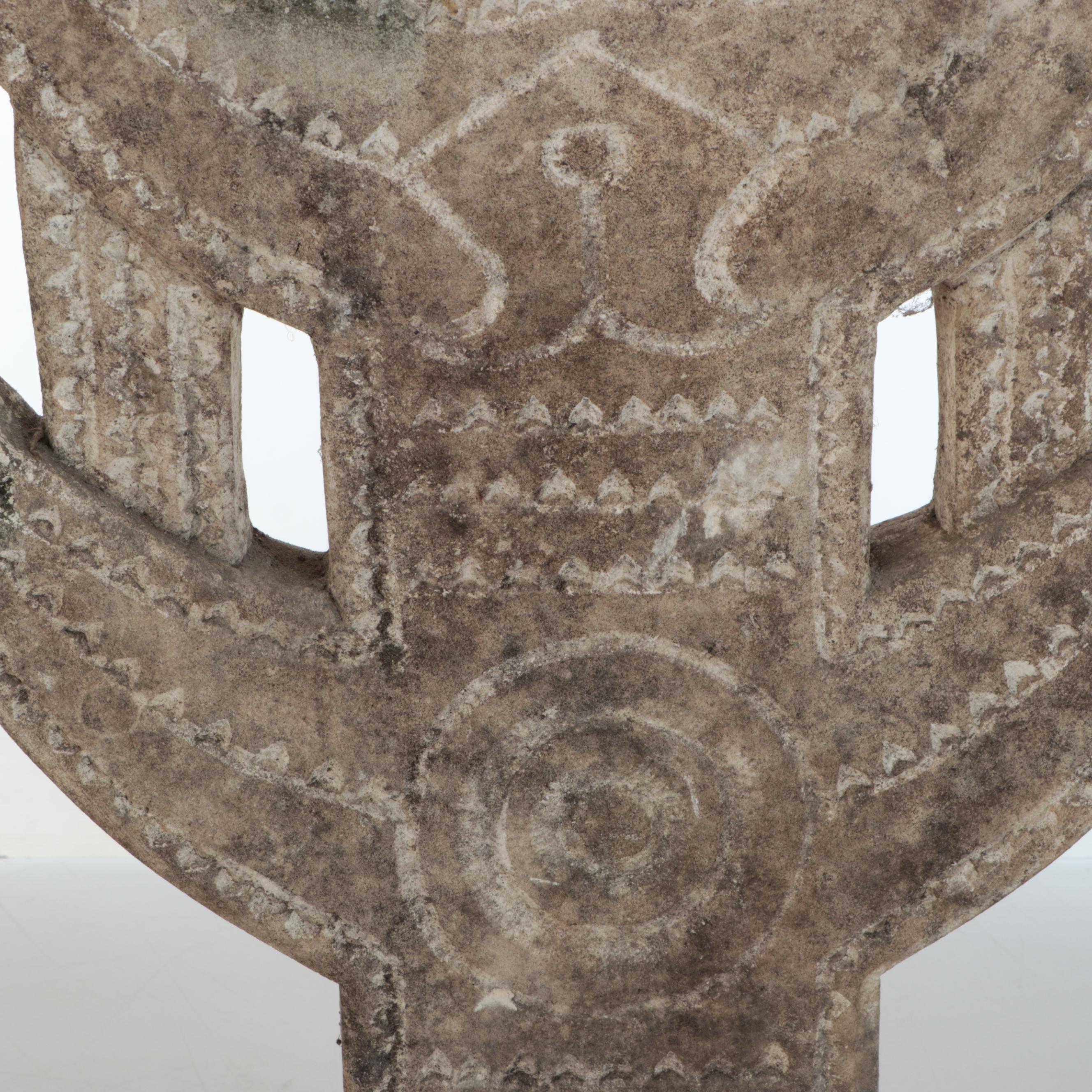 Timor Hand-Carved Stone Property Marker