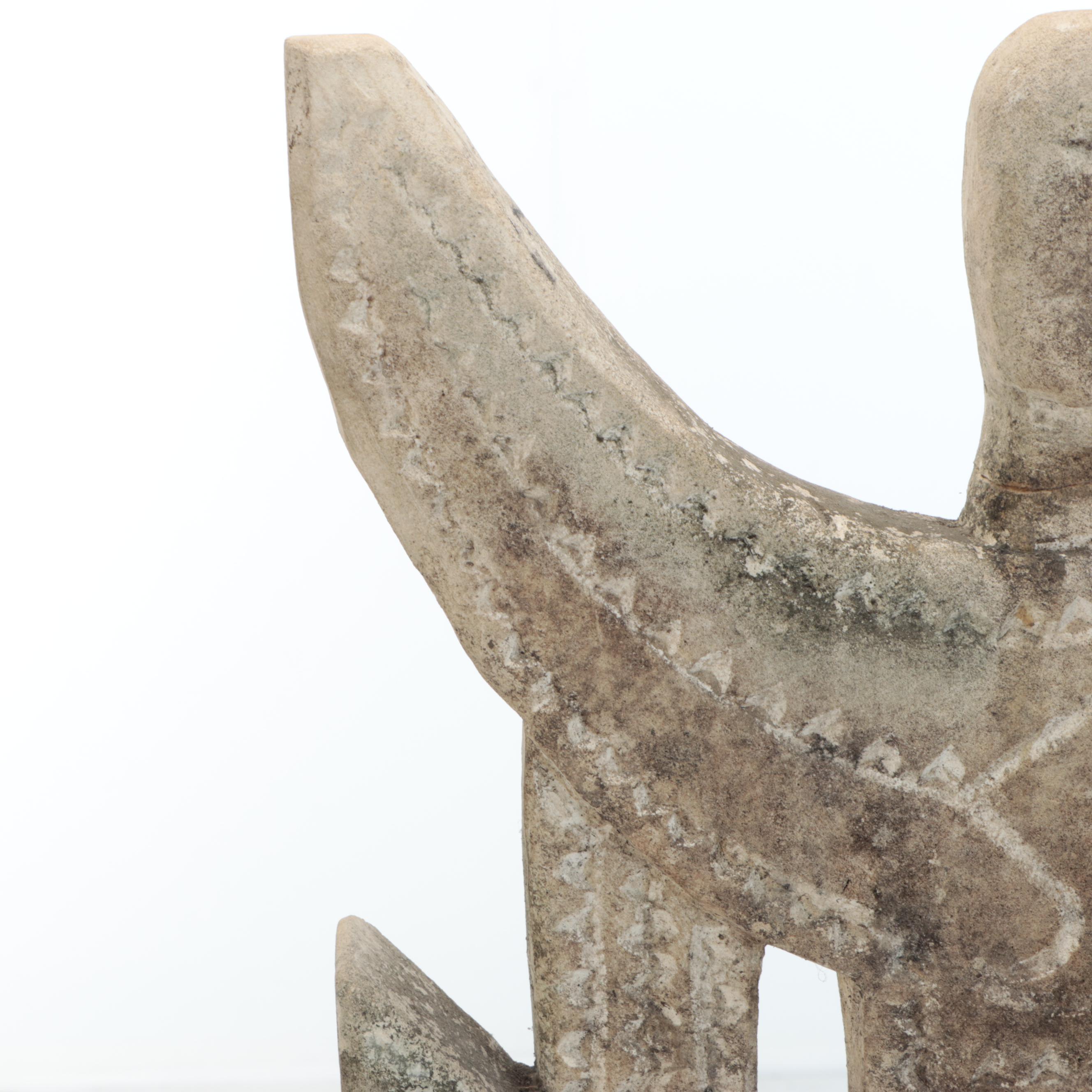 Timor Hand-Carved Stone Property Marker