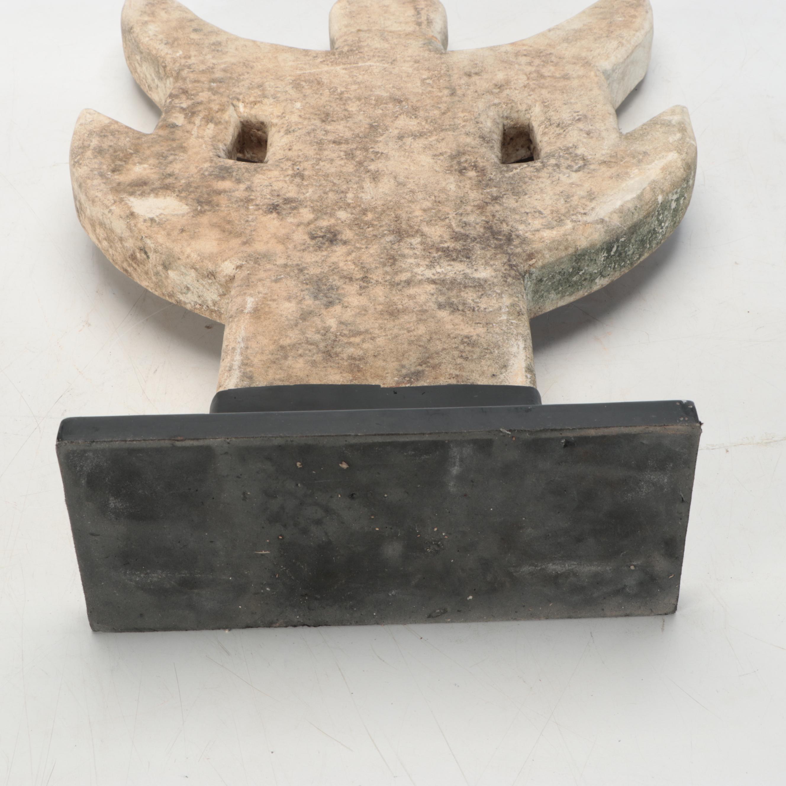 Timor Hand-Carved Stone Property Marker