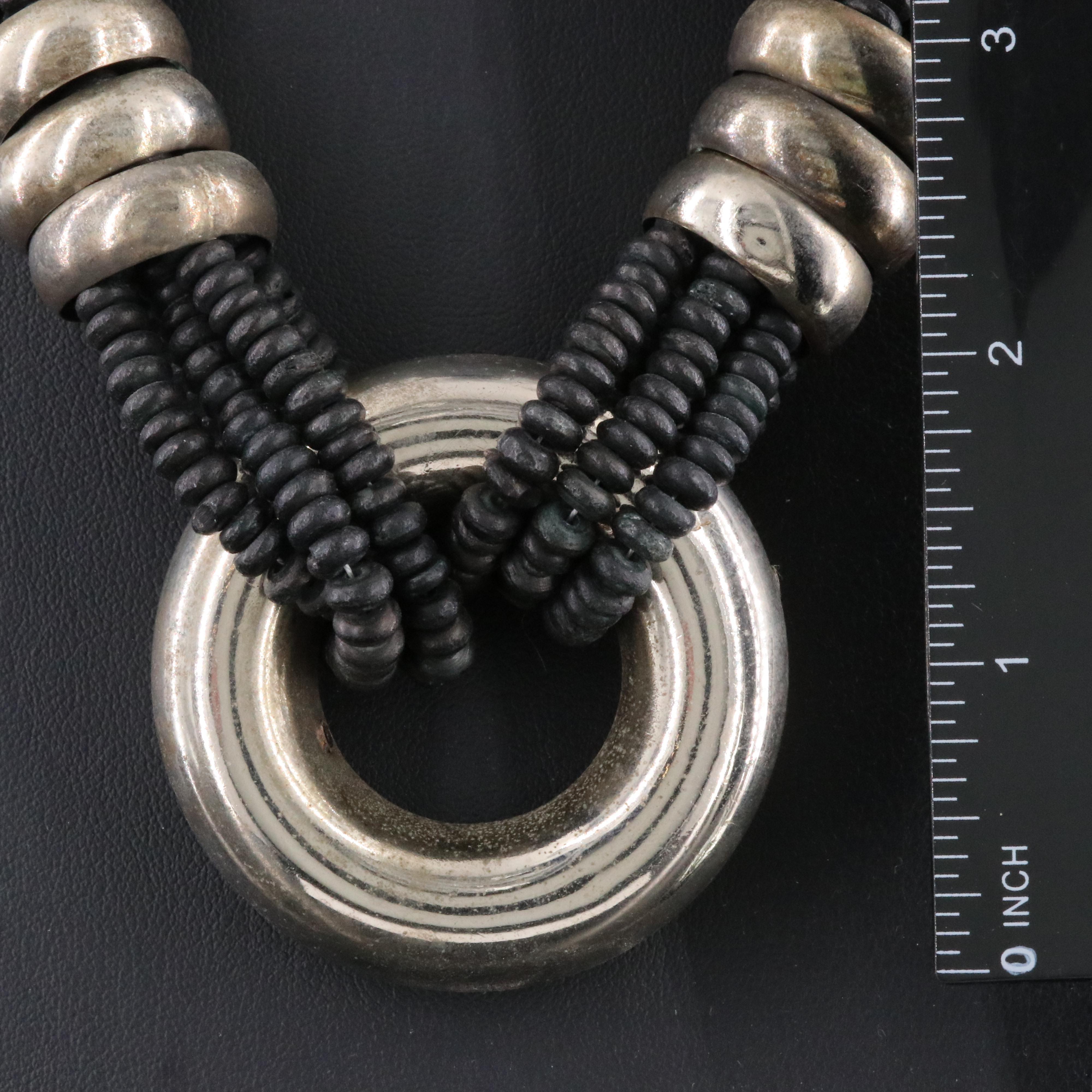 Interlocking Wood Necklace