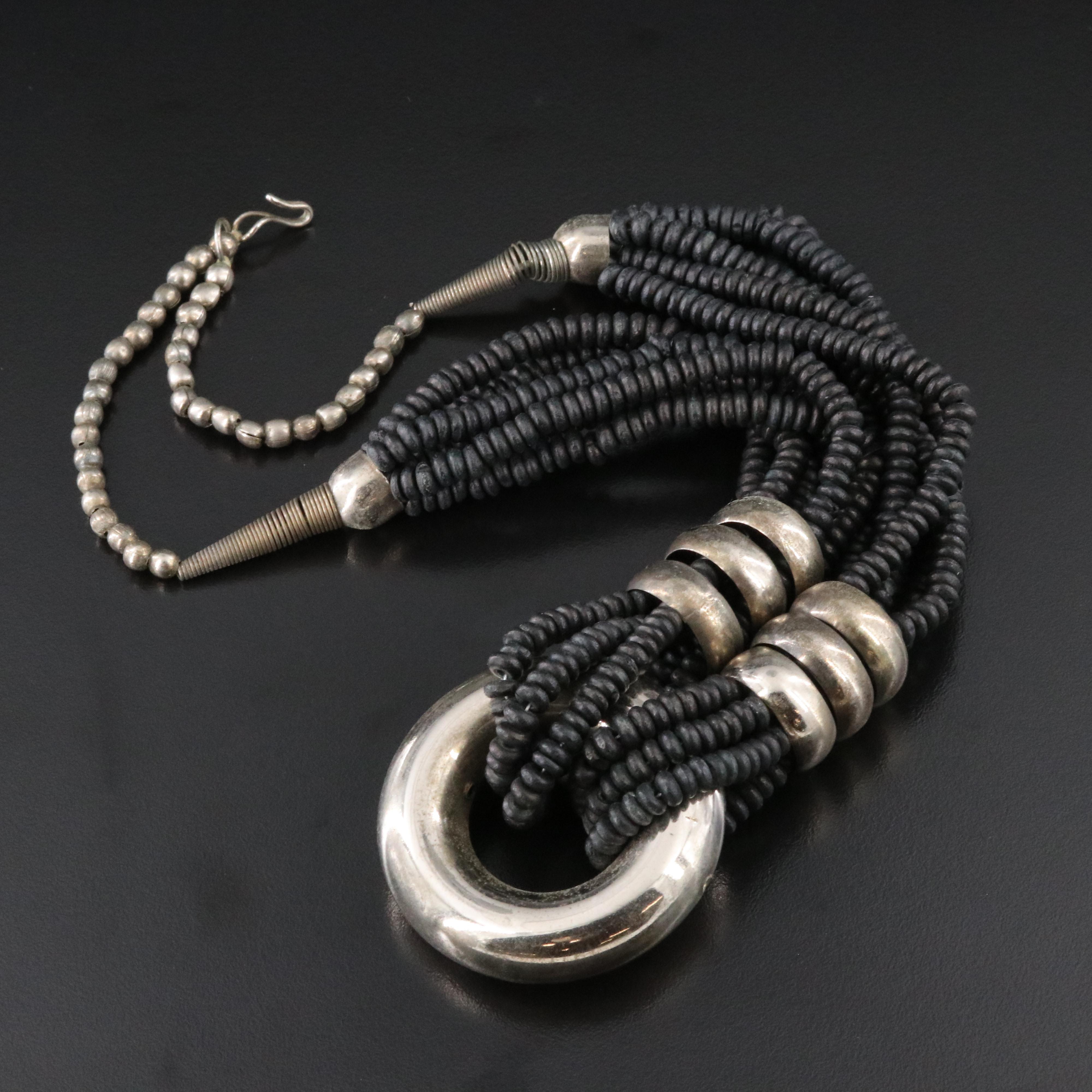 Interlocking Wood Necklace