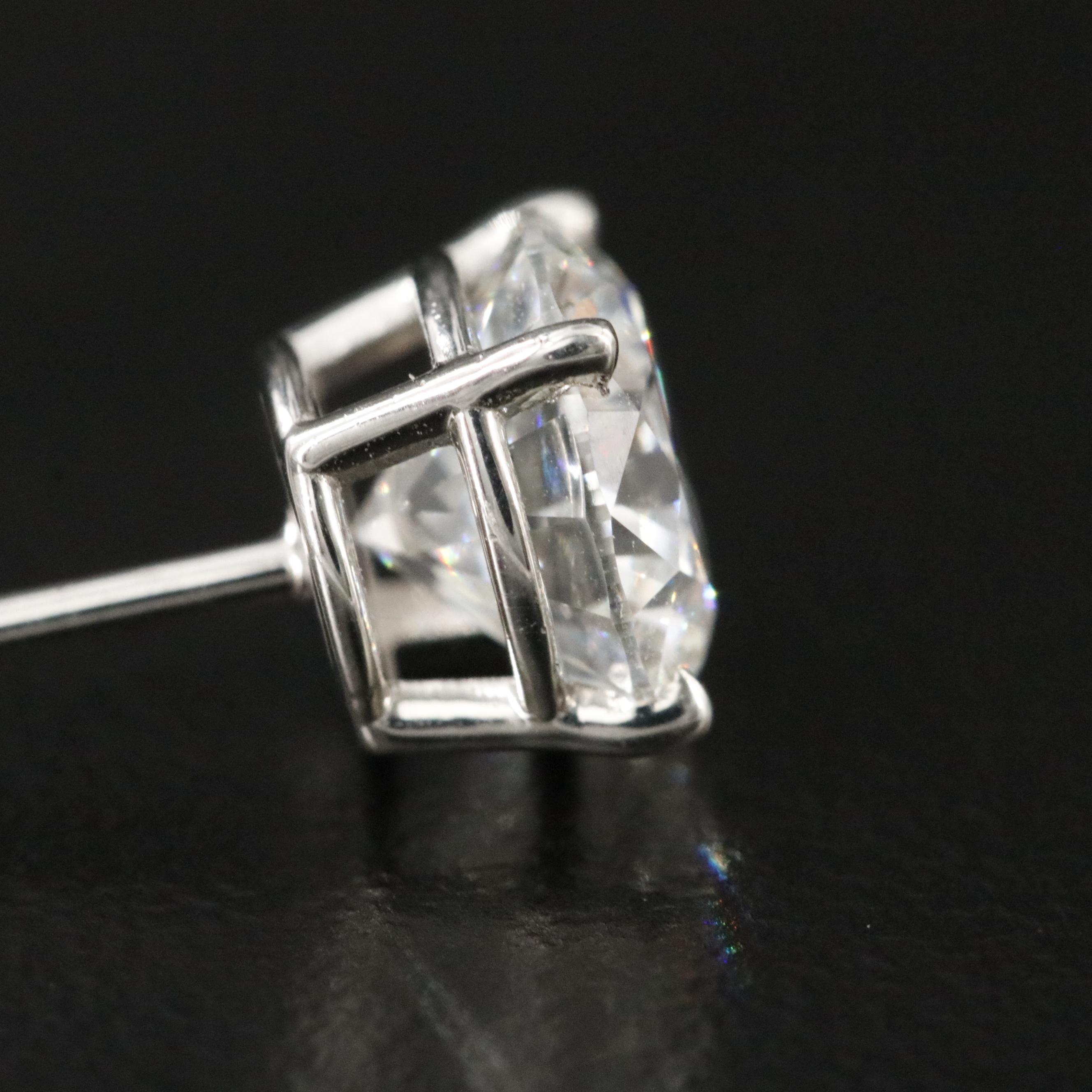 Platinum 3.00 CTW Lab Grown Diamond Earrings with IGI Reports