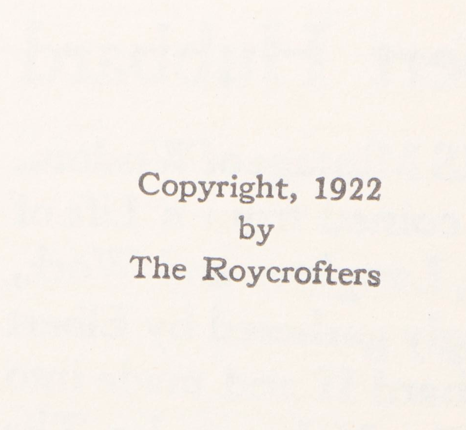 Memorial Edition "Selected Writings of Elbert Hubbard" Partial Set, 1922