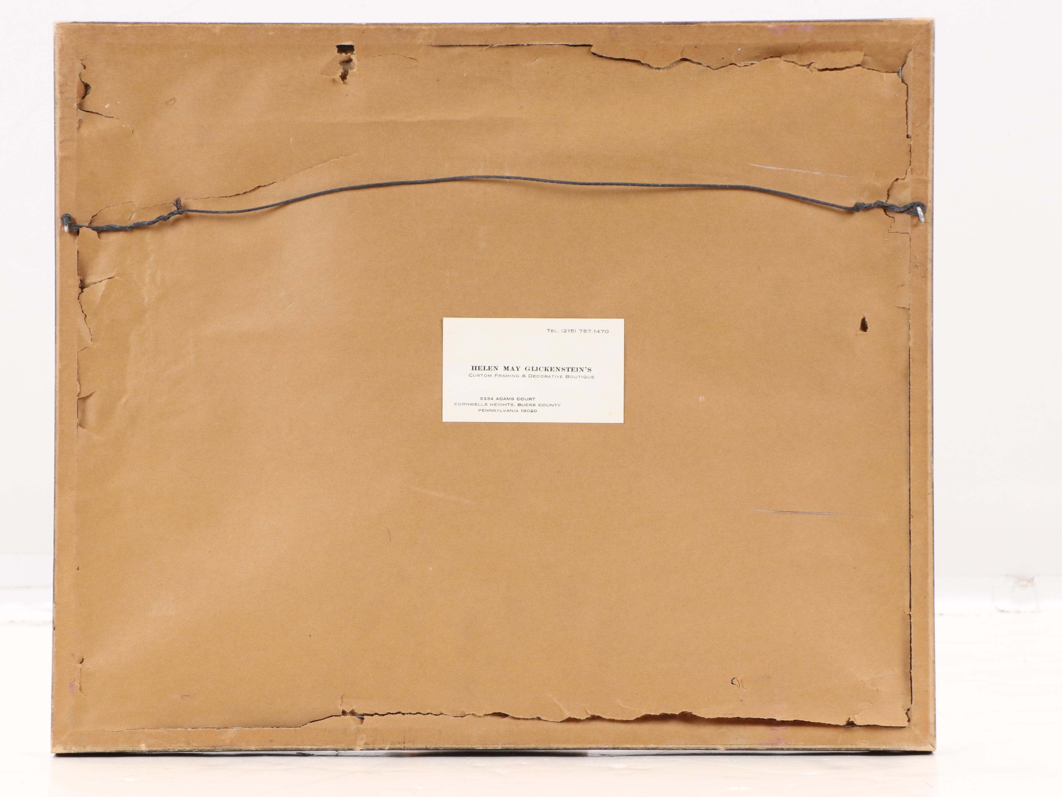 Painting of Japanese Landscape with Mt. Fuji, Mid-20th Century