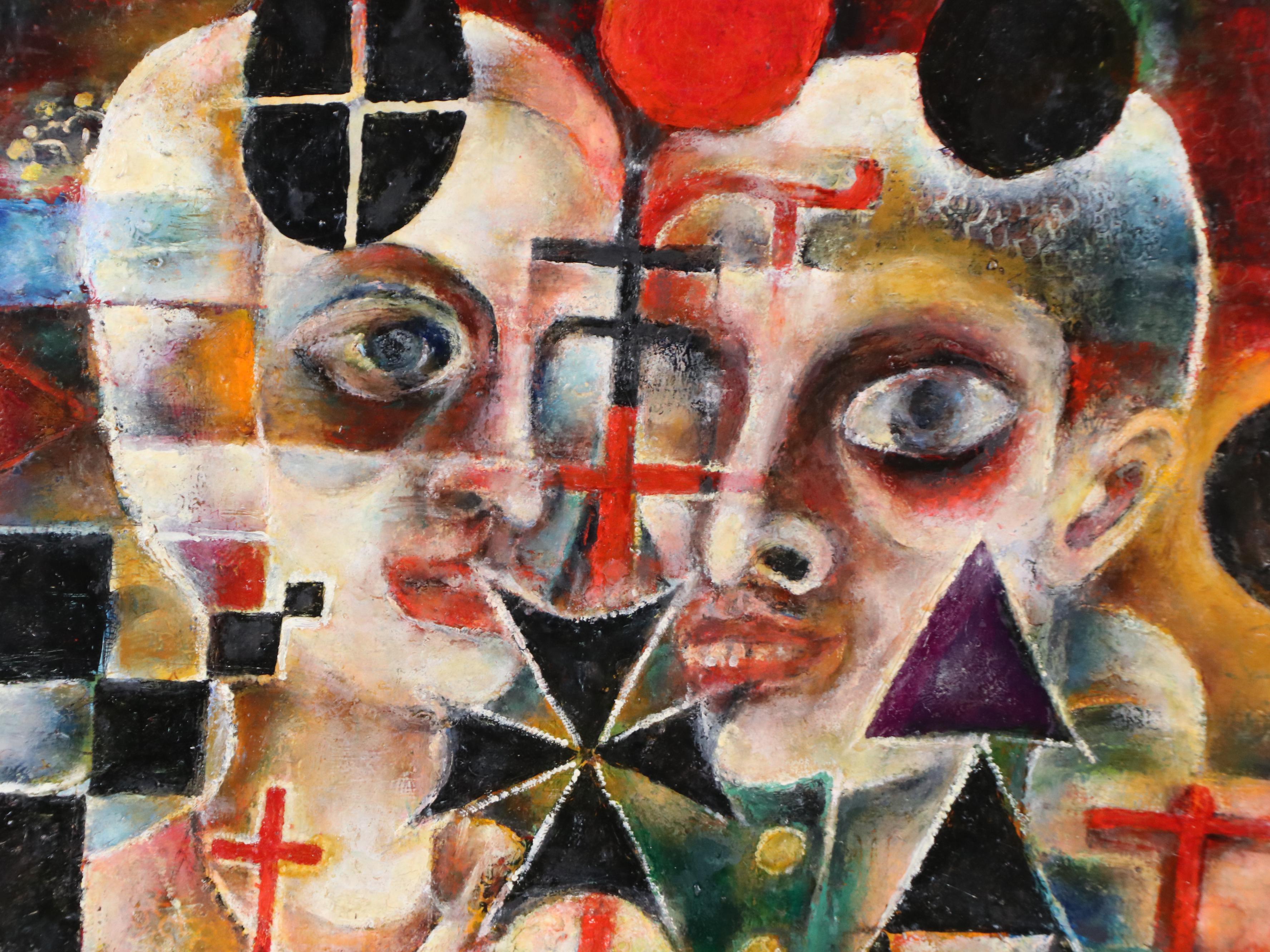 Nikolay Manuylov "Kuk" Surrealistic Figural Oil Painting, 2012