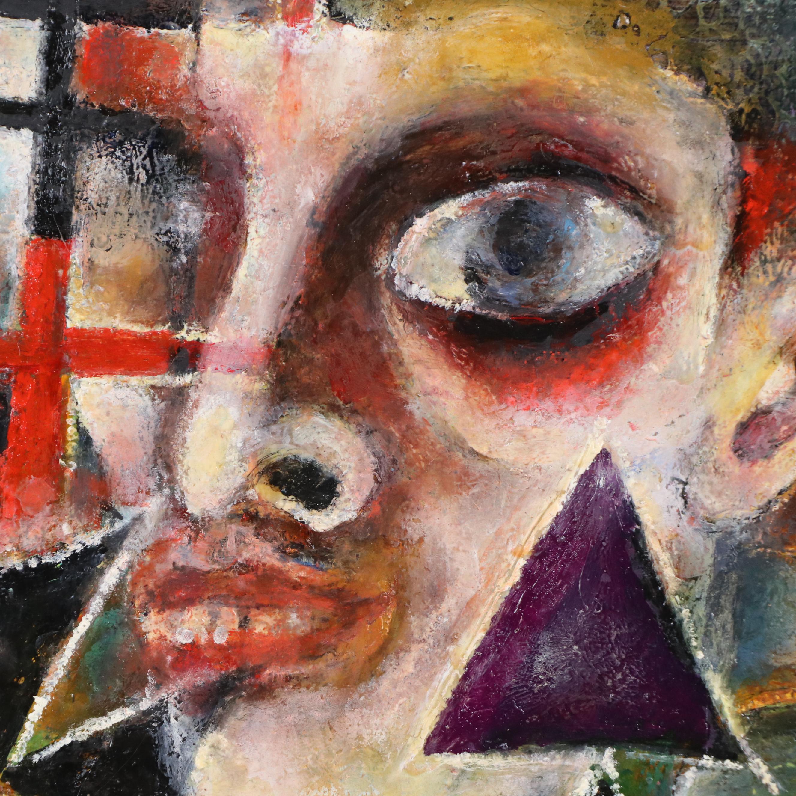 Nikolay Manuylov "Kuk" Surrealistic Figural Oil Painting, 2012