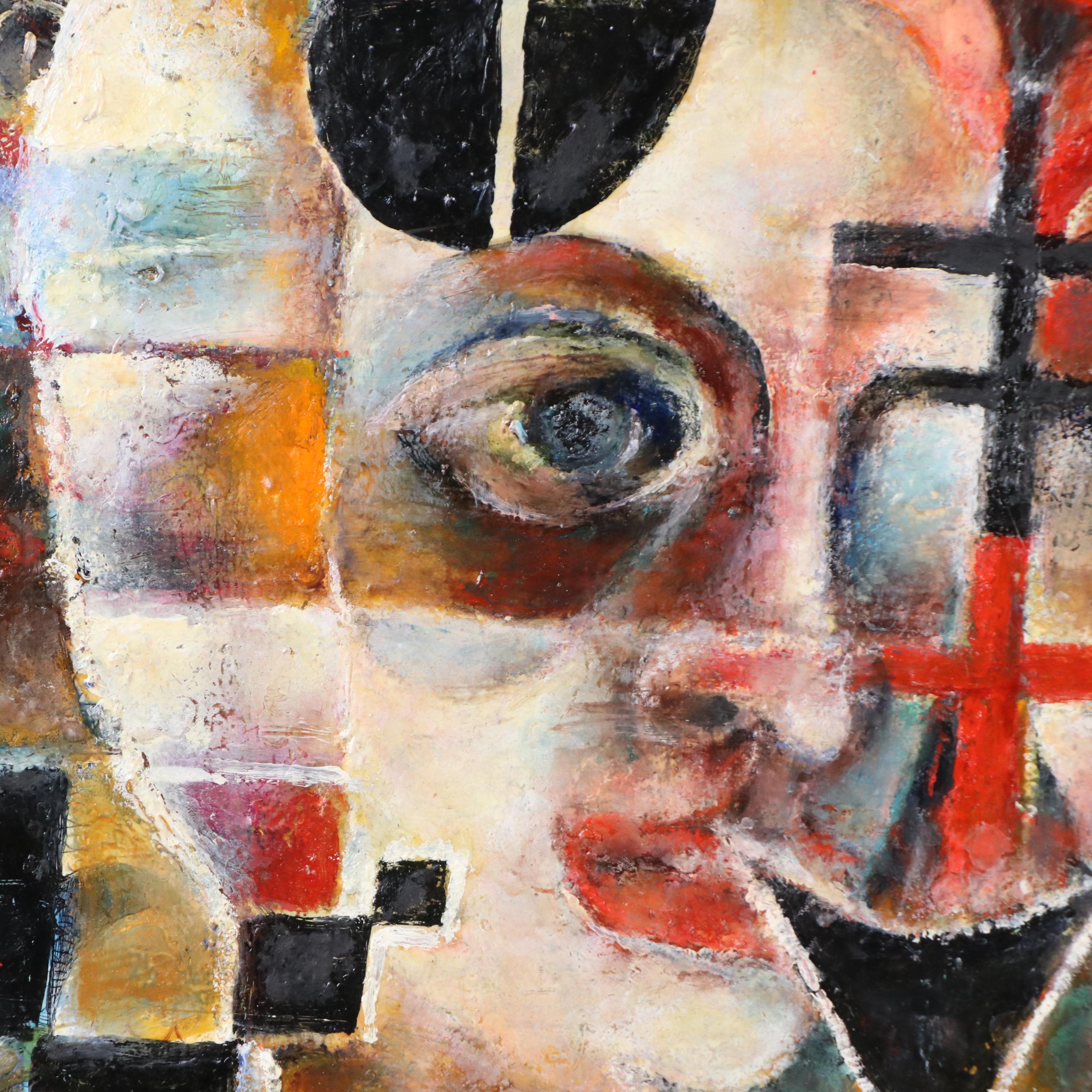 Nikolay Manuylov "Kuk" Surrealistic Figural Oil Painting, 2012