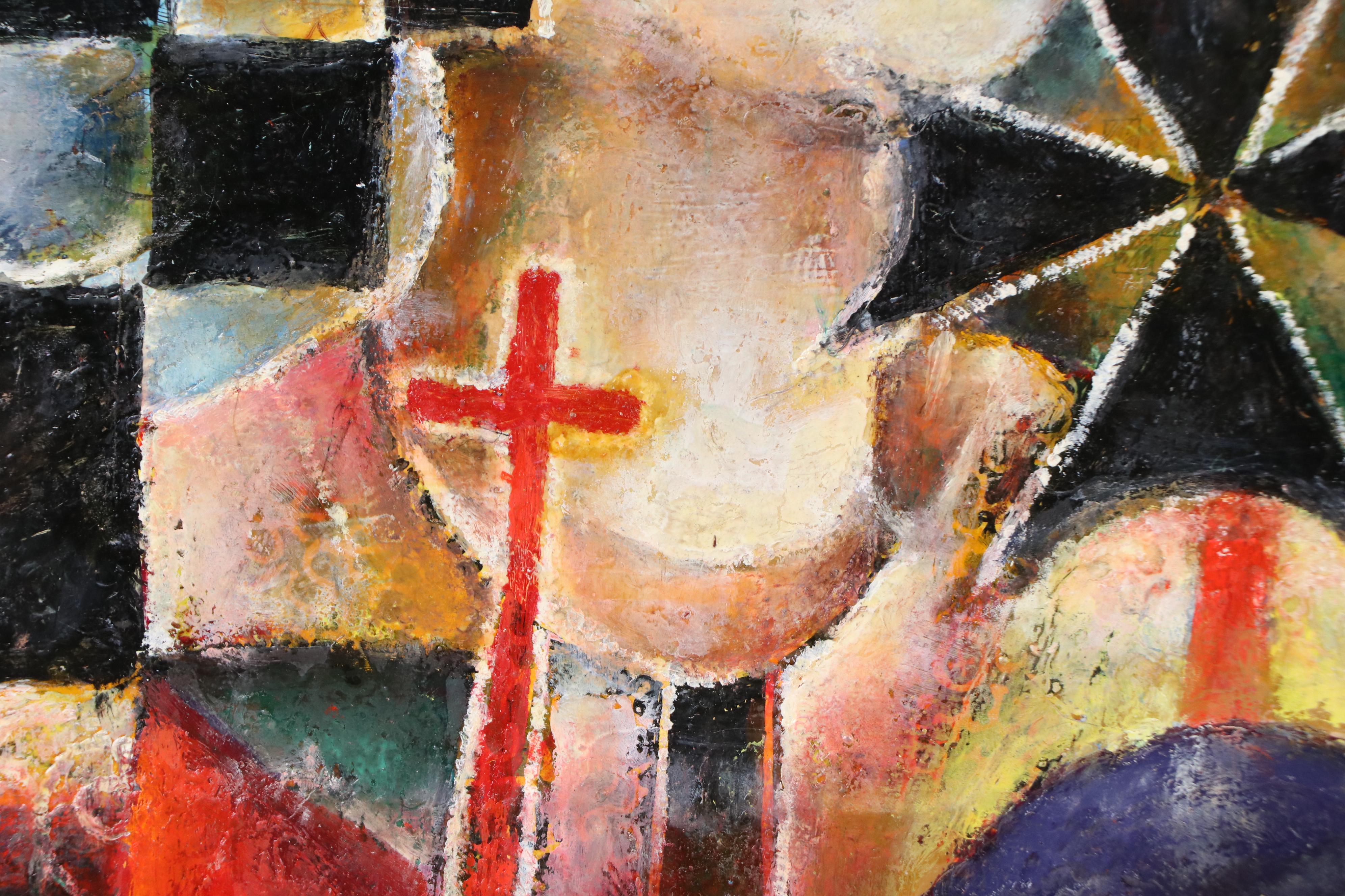 Nikolay Manuylov "Kuk" Surrealistic Figural Oil Painting, 2012