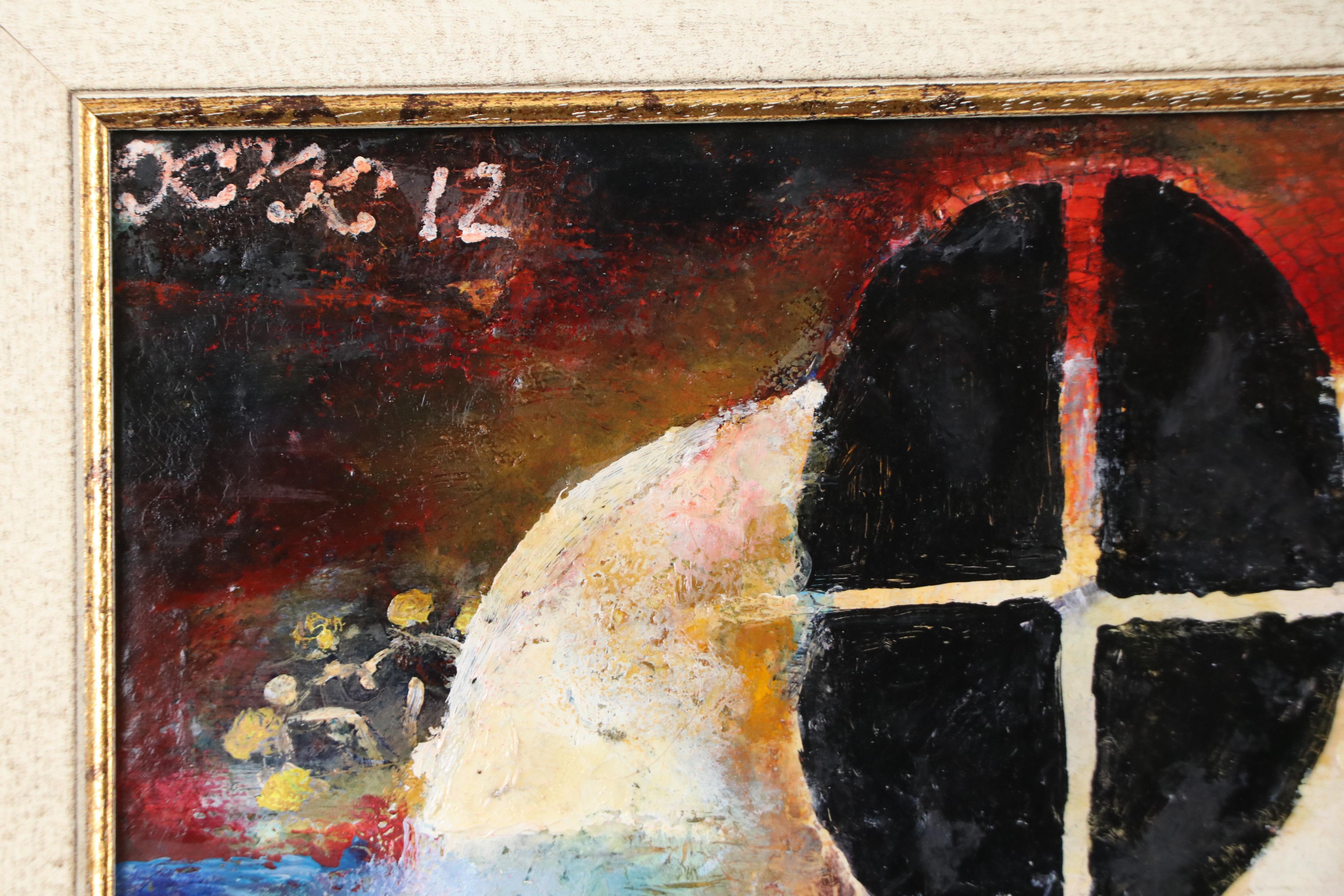 Nikolay Manuylov "Kuk" Surrealistic Figural Oil Painting, 2012