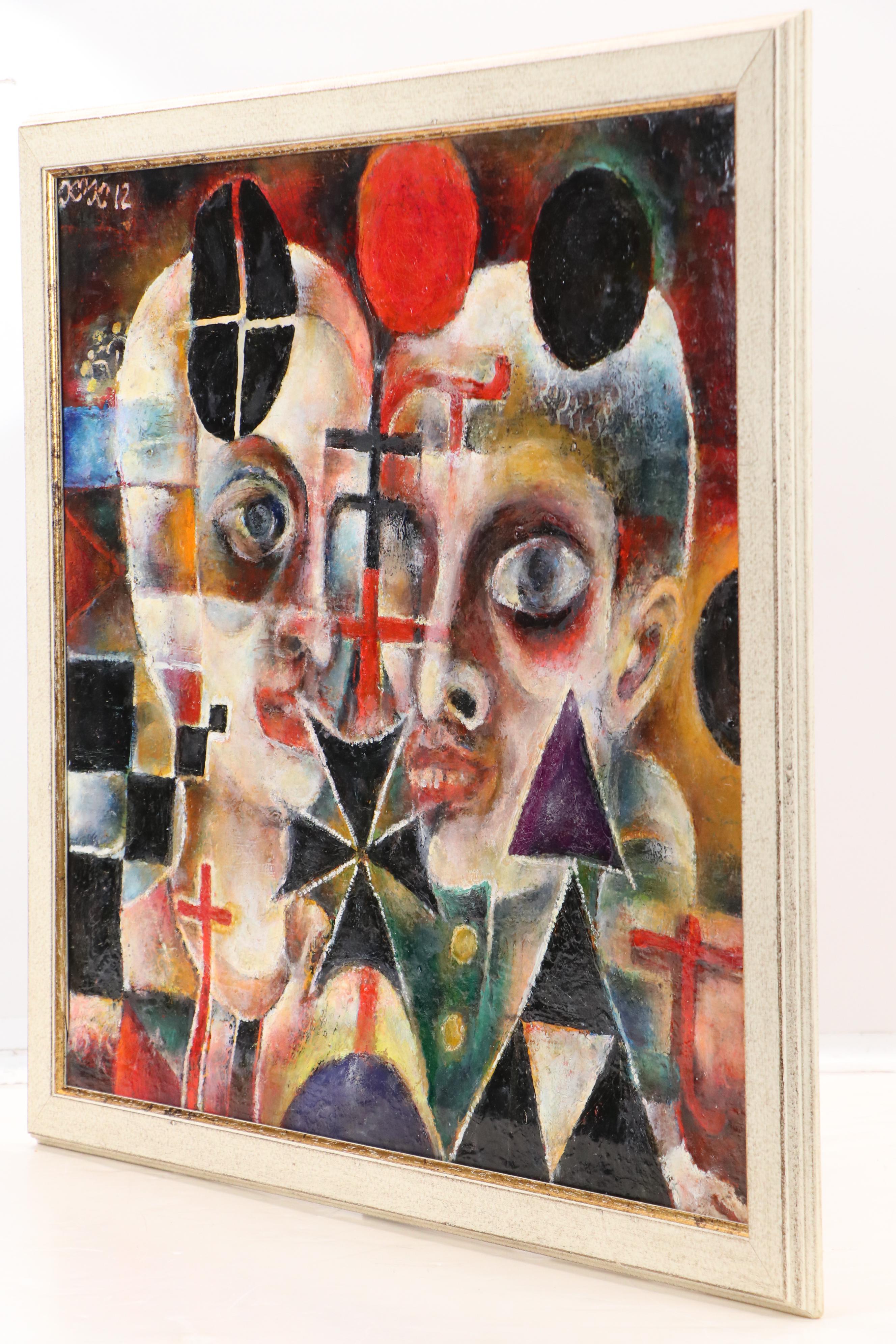 Nikolay Manuylov "Kuk" Surrealistic Figural Oil Painting, 2012