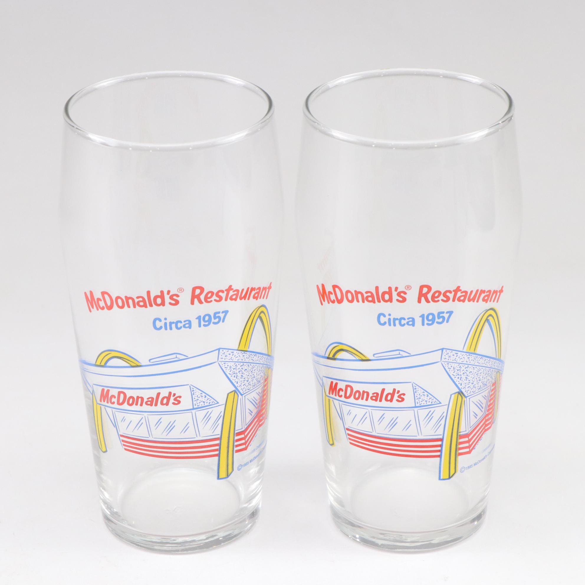 Libbey Retro McDonald's Drinking Glasses