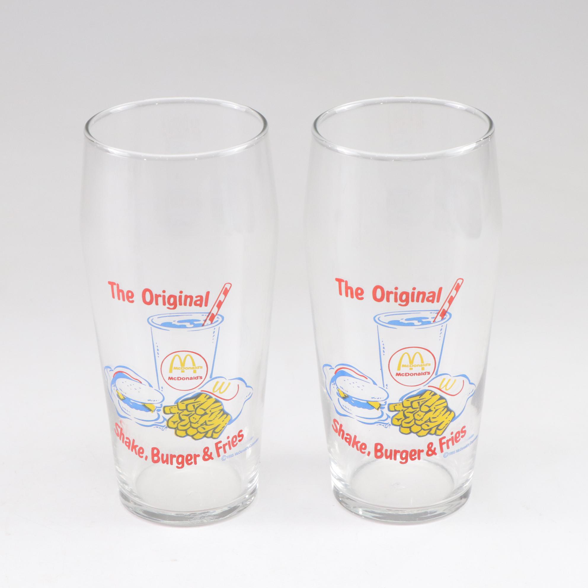 Libbey Retro McDonald's Drinking Glasses