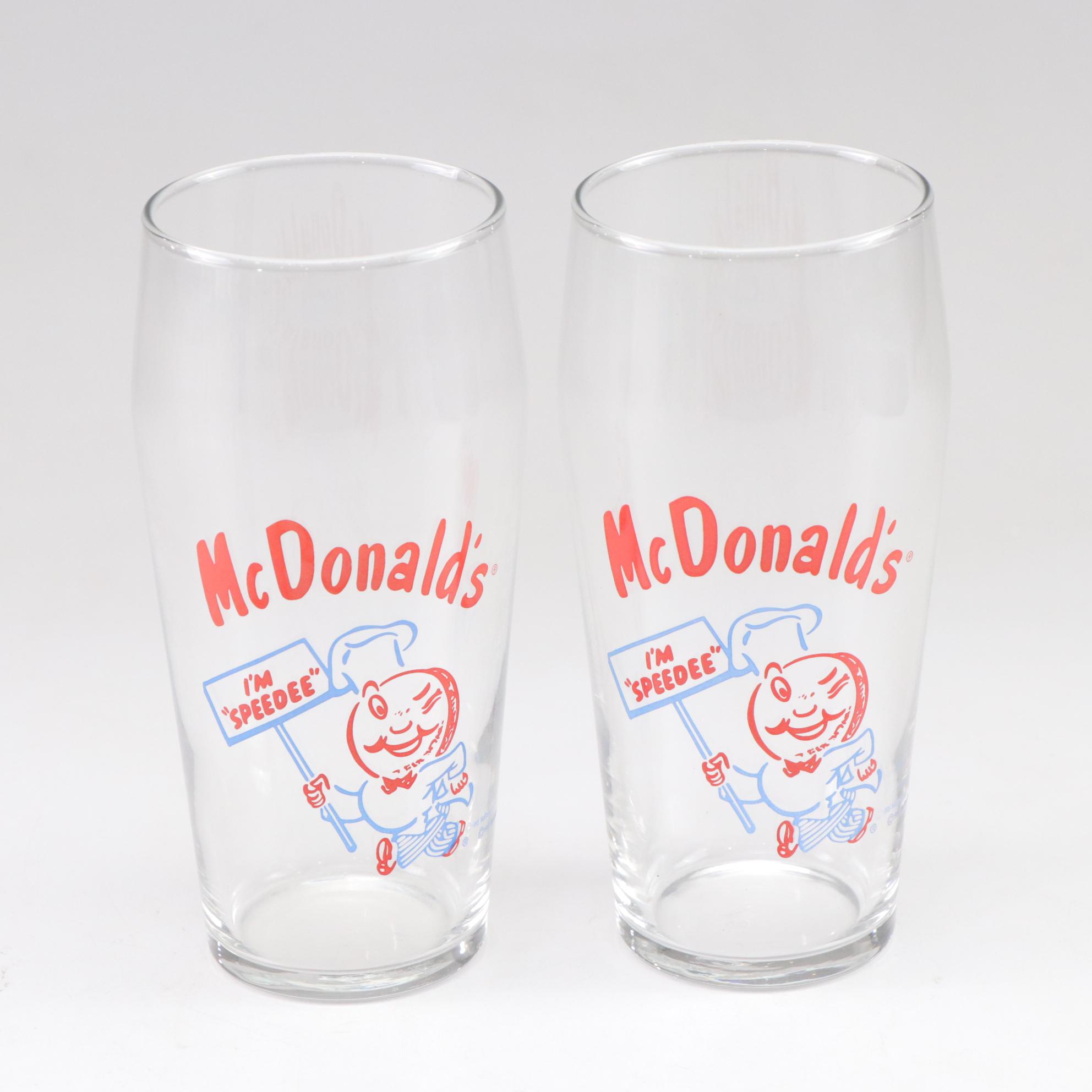 Libbey Retro McDonald's Drinking Glasses