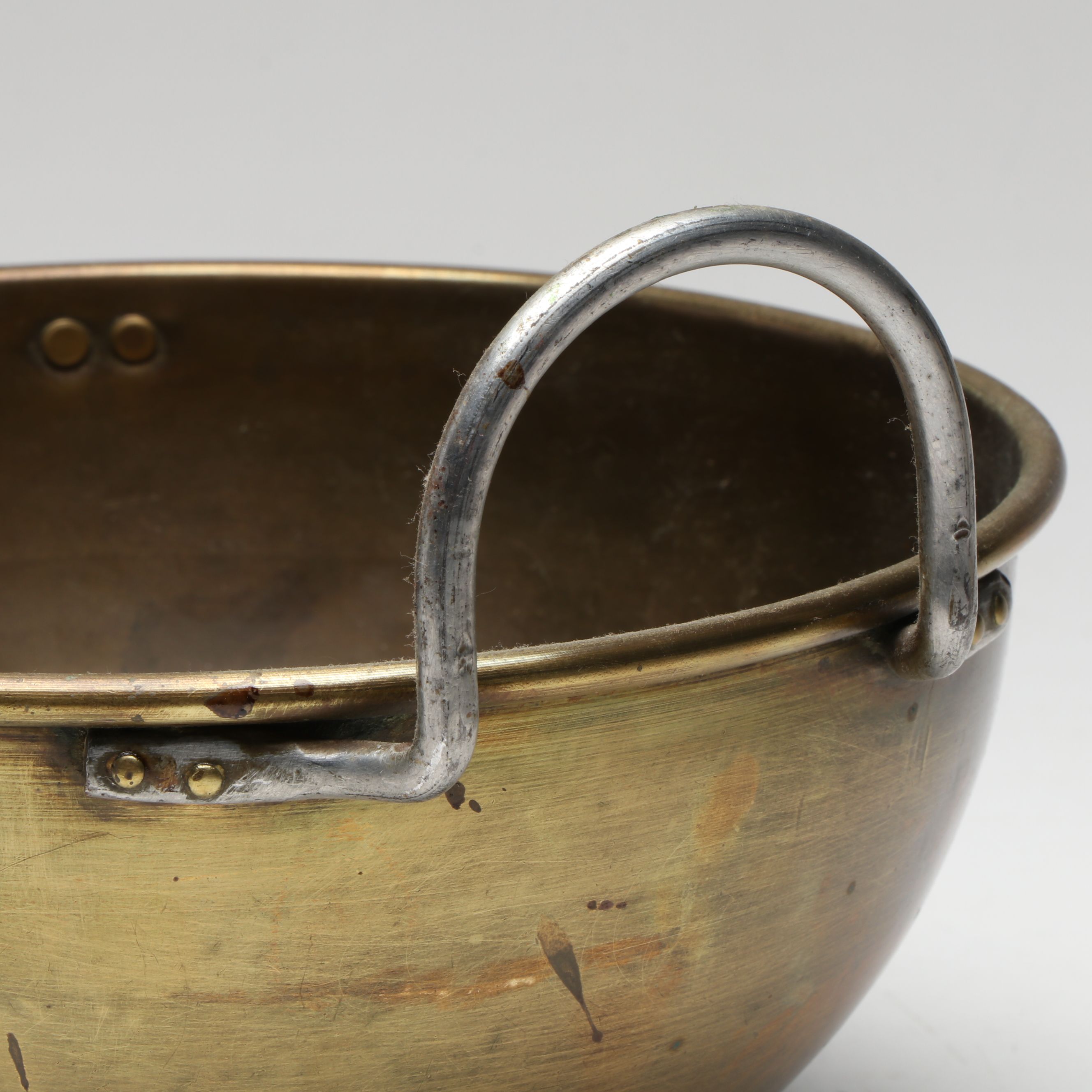 French Style  Brass Plated Jam Pans with Pitcher and Ladles