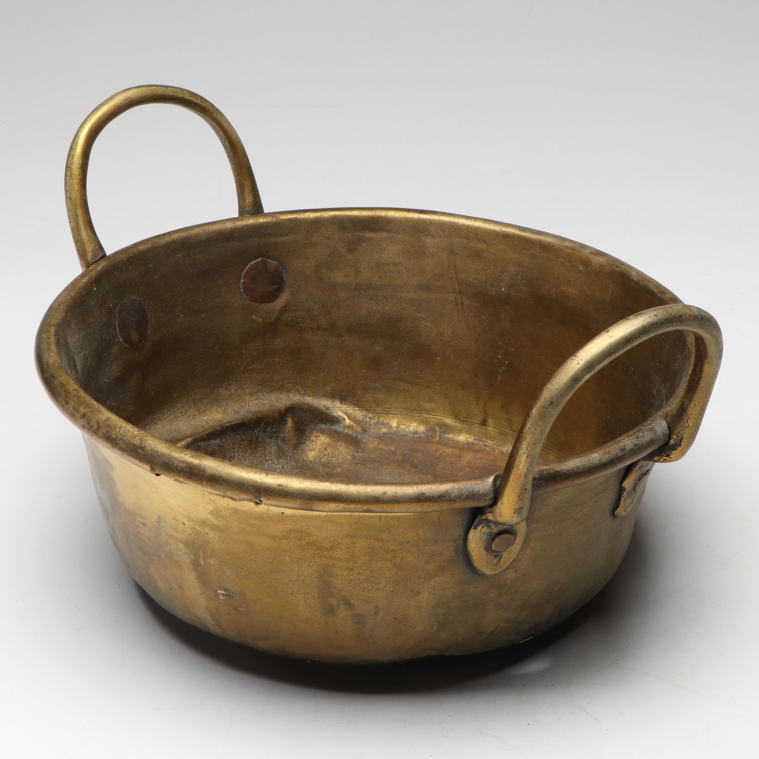 French Style  Brass Plated Jam Pans with Pitcher and Ladles