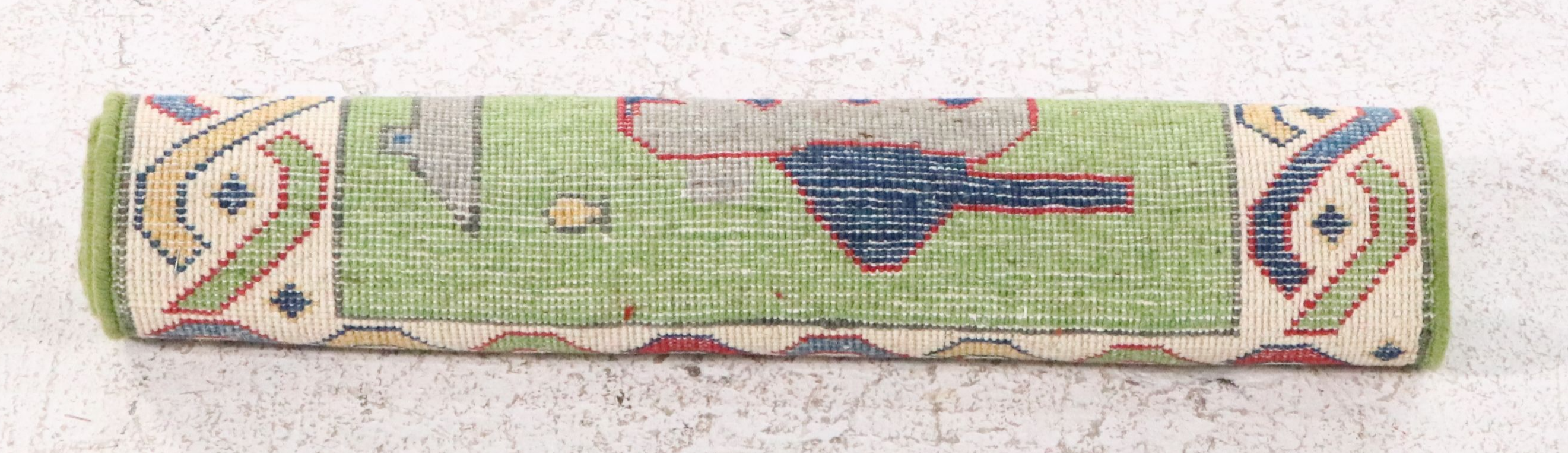 2' x 3' Hand-Knotted Afghan War Rug