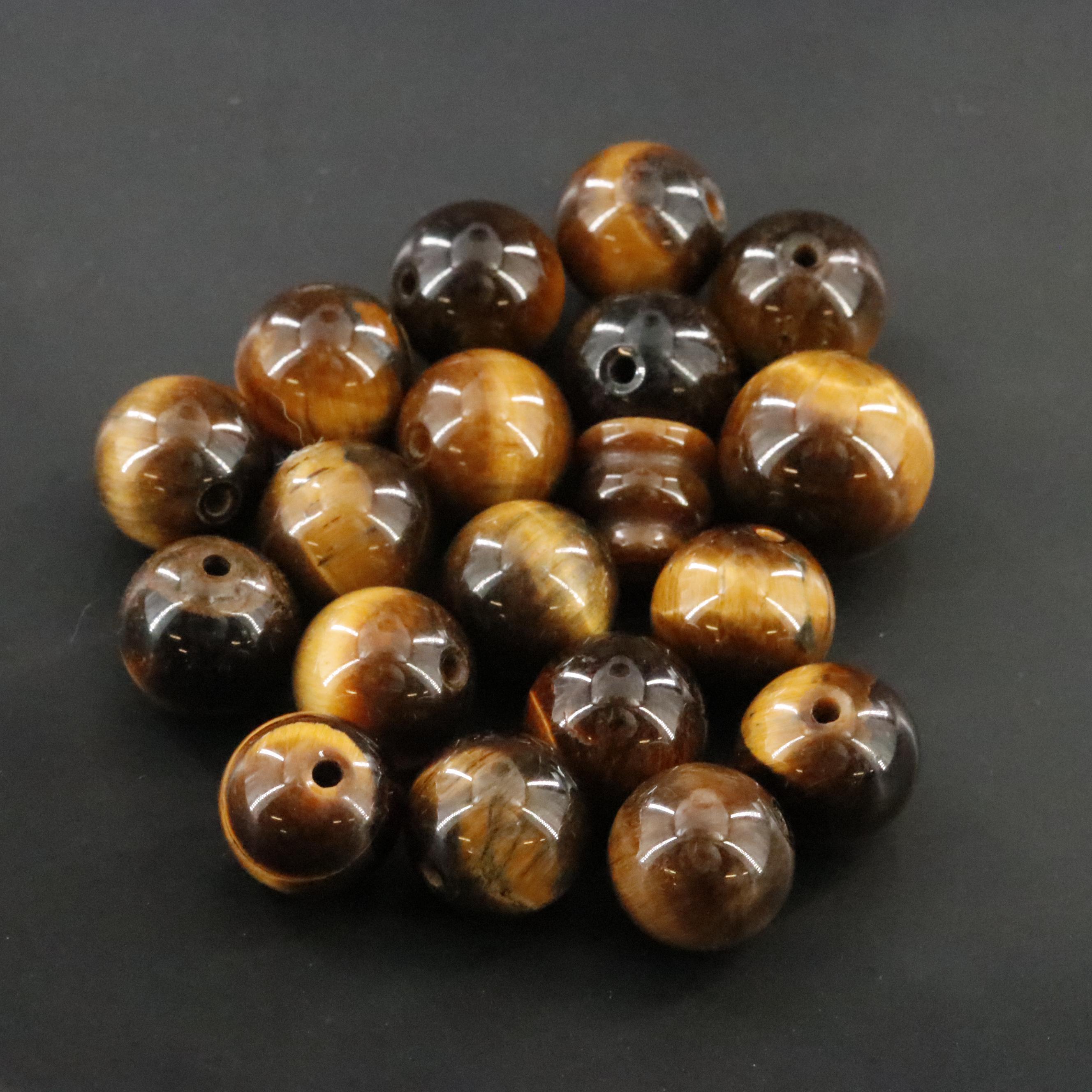 Loose Assorted Tiger's Eye Beads