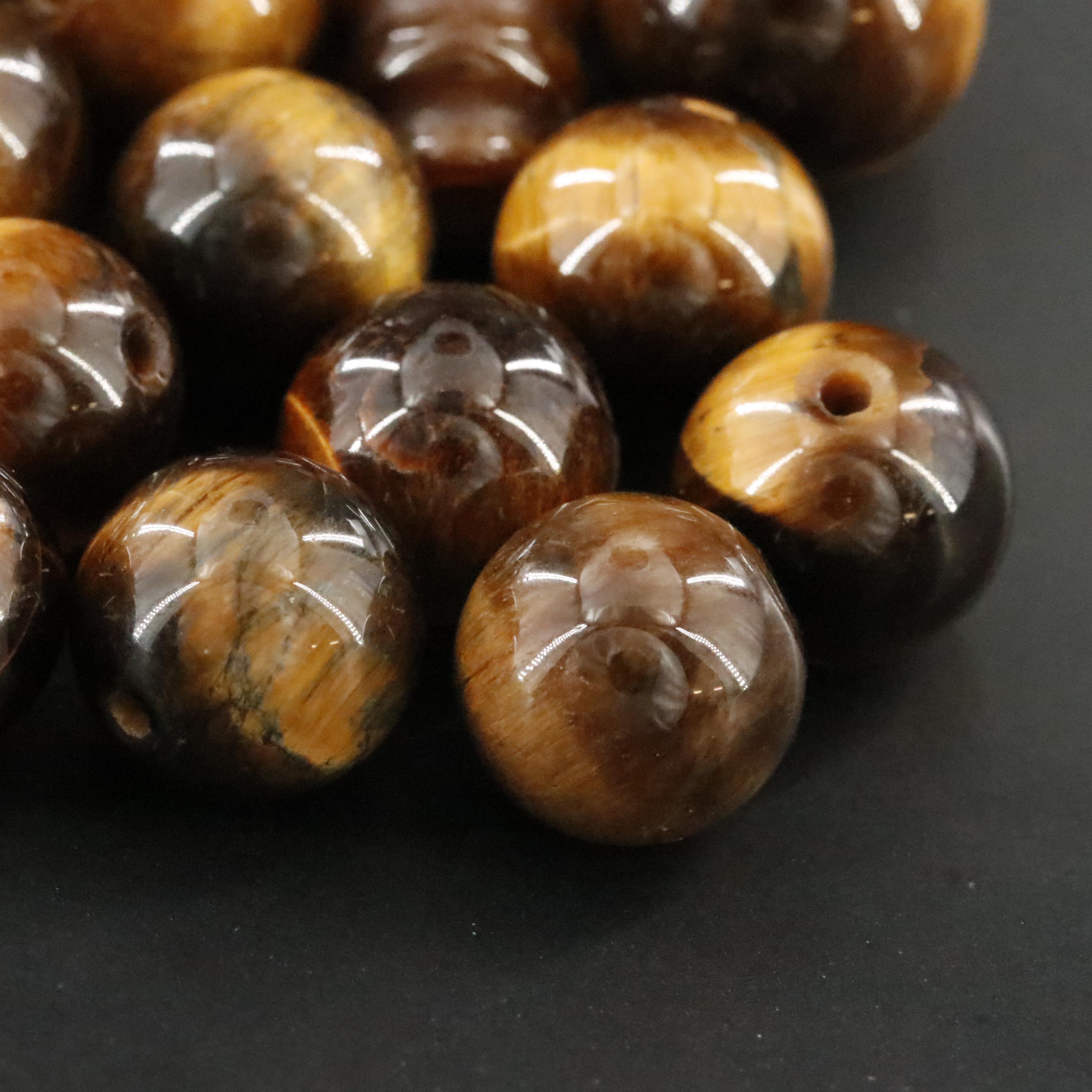 Loose Assorted Tiger's Eye Beads
