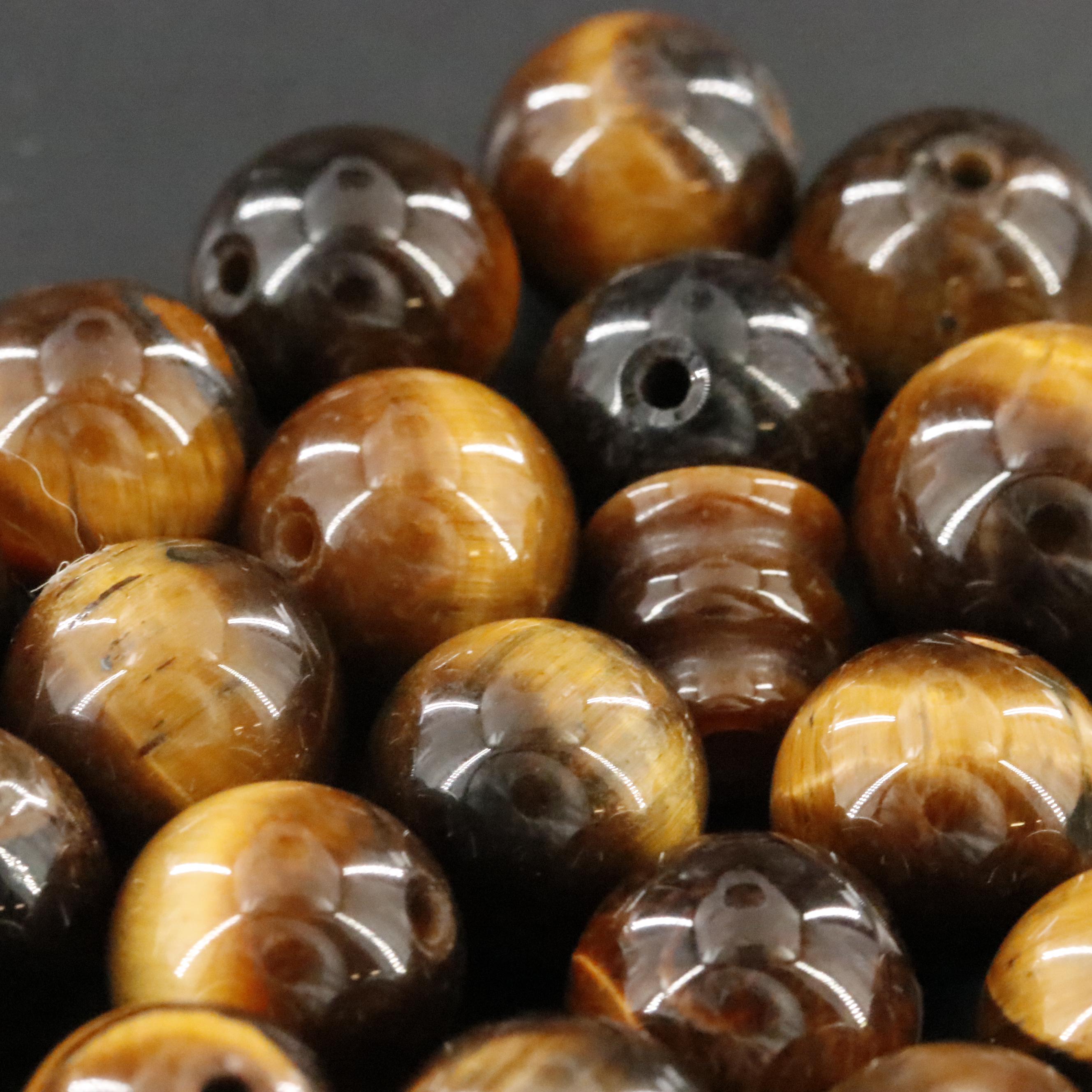 Loose Assorted Tiger's Eye Beads