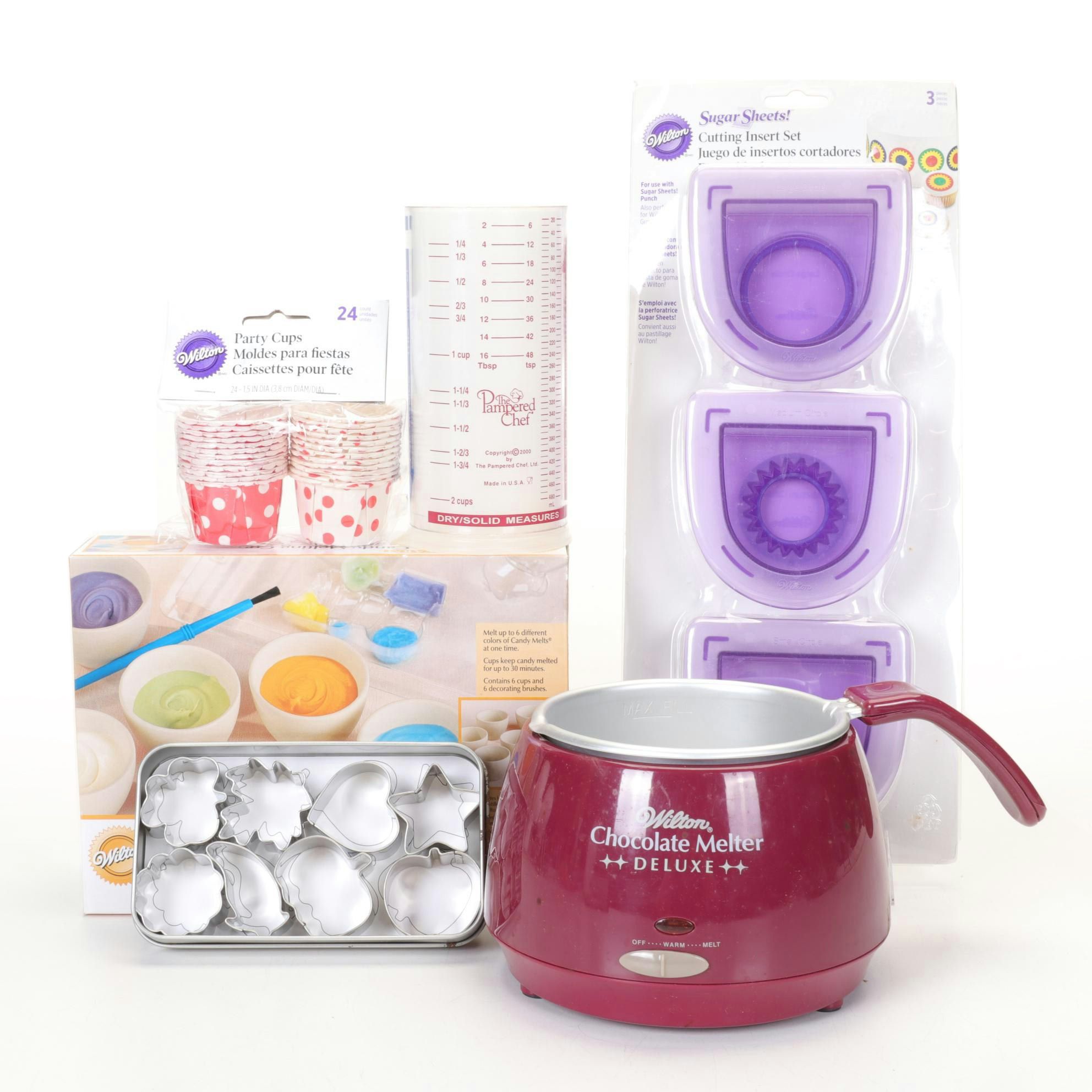 Specialty Baking Collection With Chocolate Melter and Pampered Chef Items