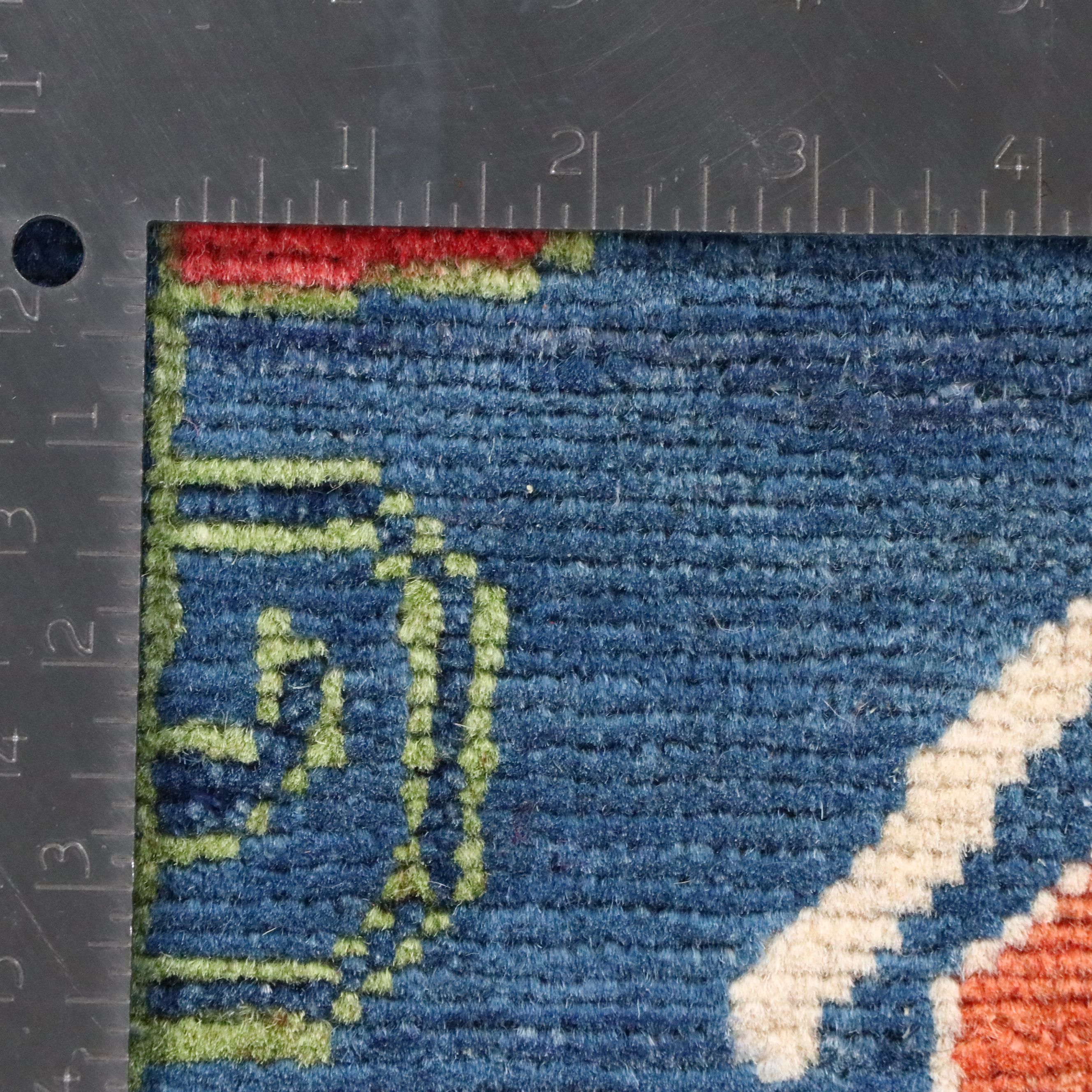 1'11 x 2'11 Hand-Knotted Afghan War Rug