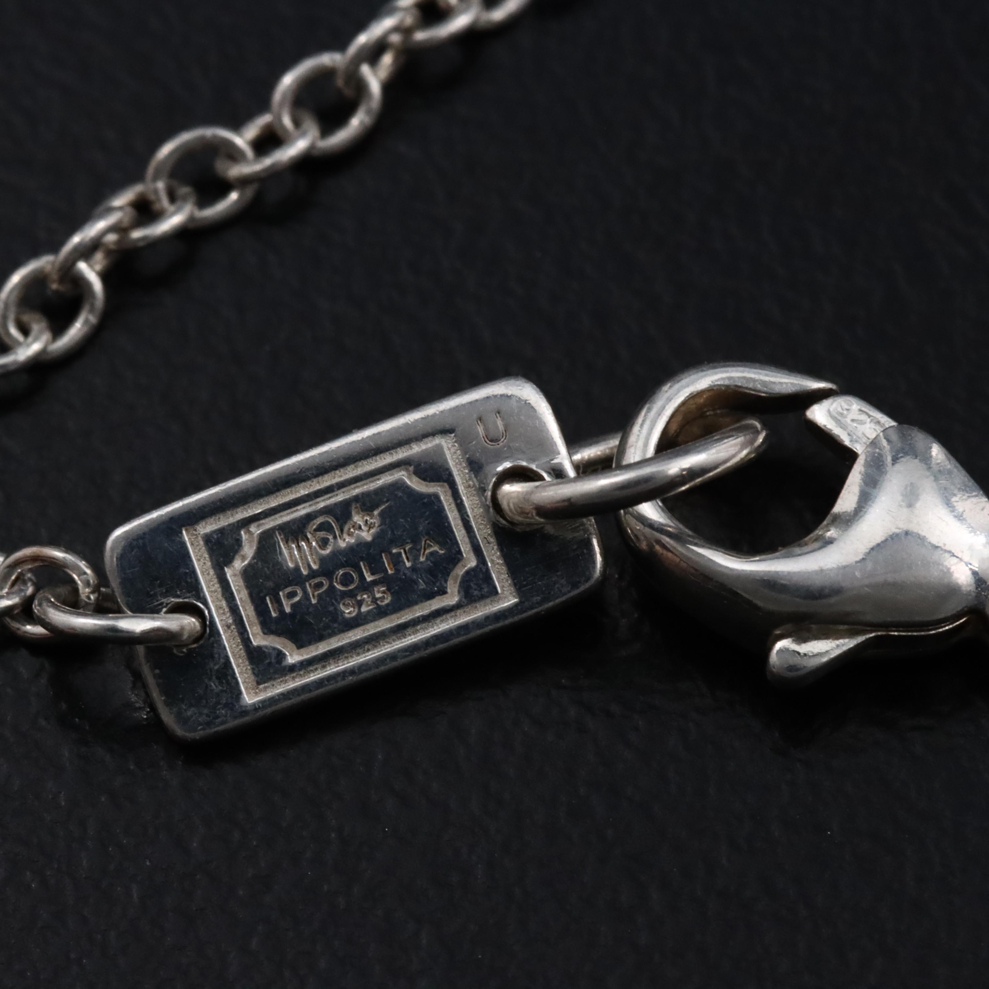 Ippolita Rock Candy Sterling  and Quartz Station Necklace