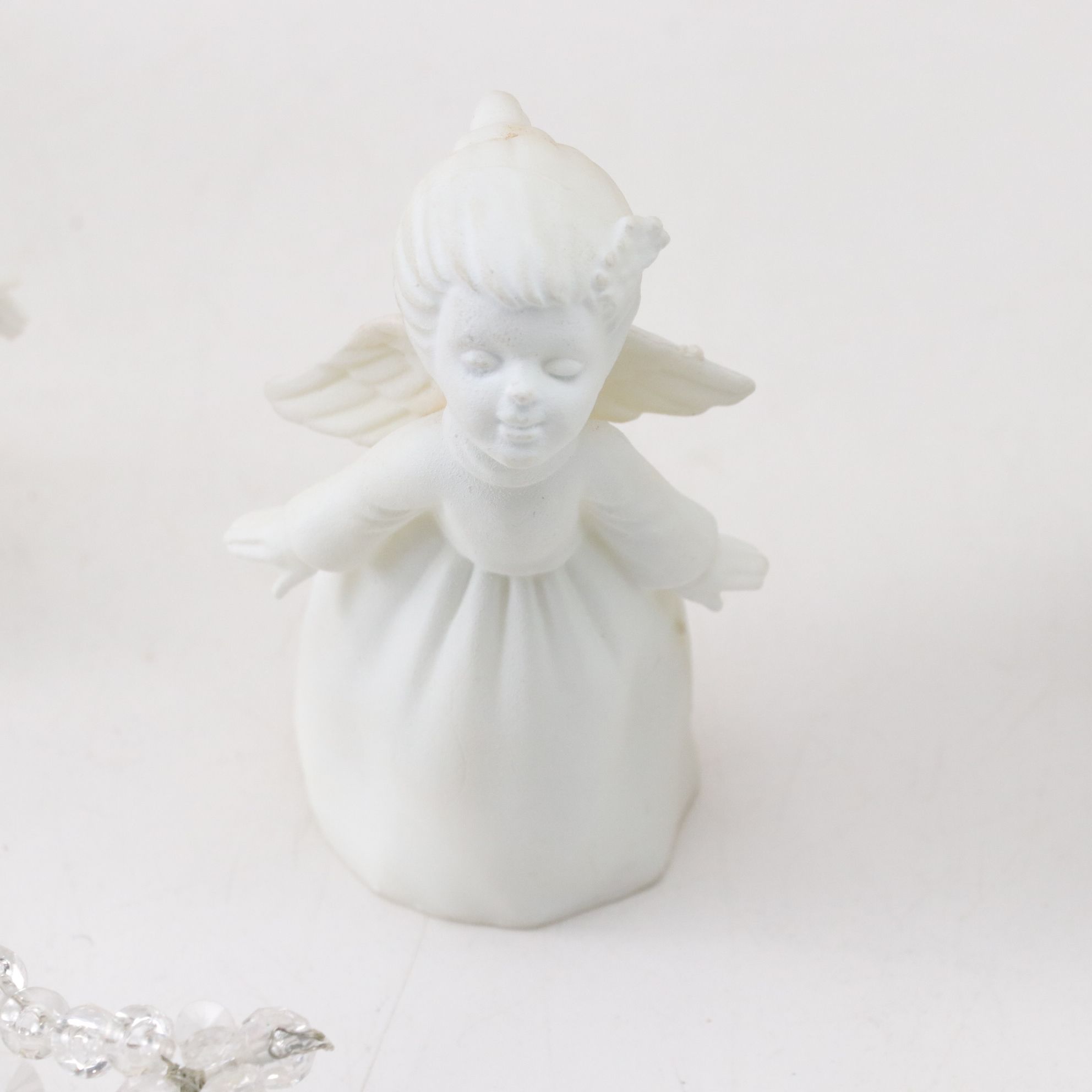 Ceramic Praying Madonna, Illuminated Church Figurines, and More Christmas Decor