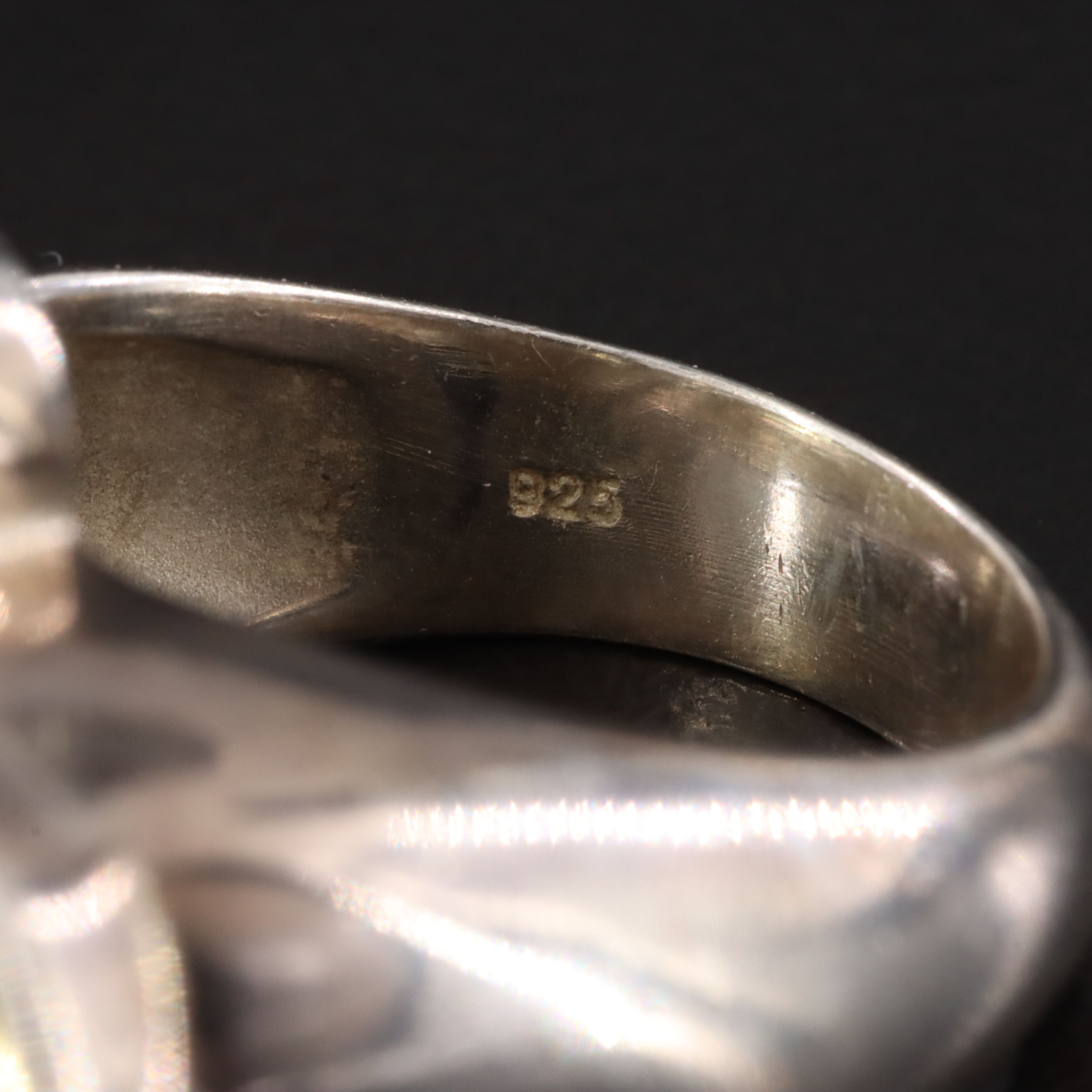 Sterling Citrine Bypass Ring