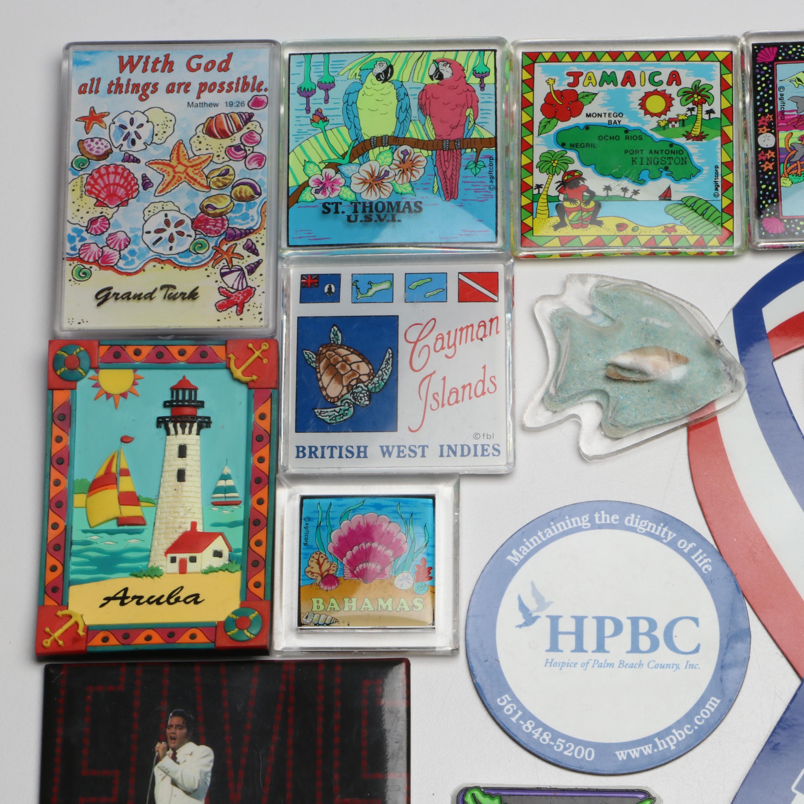 Wizard of Oz, Walt Disney World, Elvis, and More Souvenir Magnets