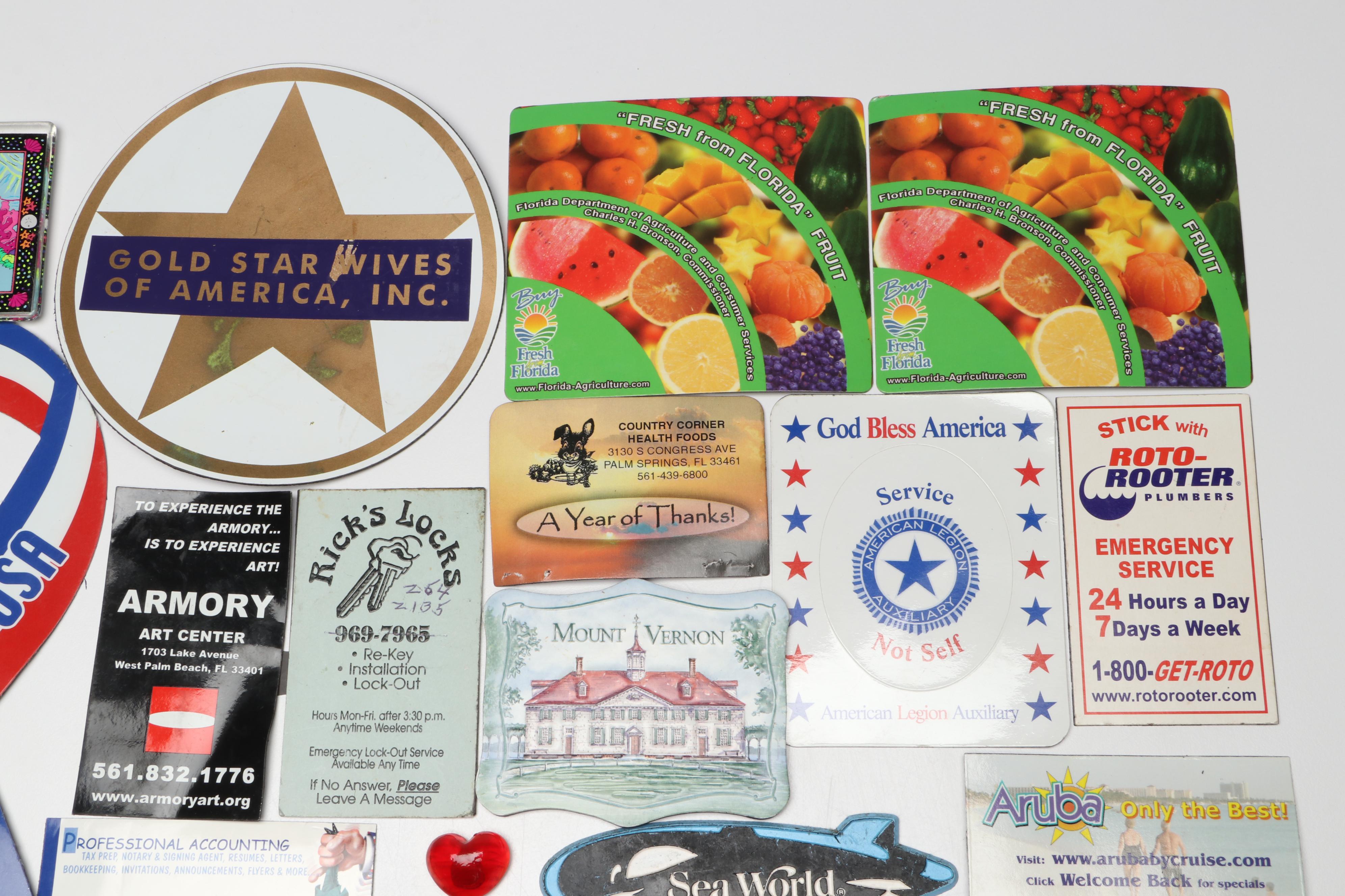 Wizard of Oz, Walt Disney World, Elvis, and More Souvenir Magnets