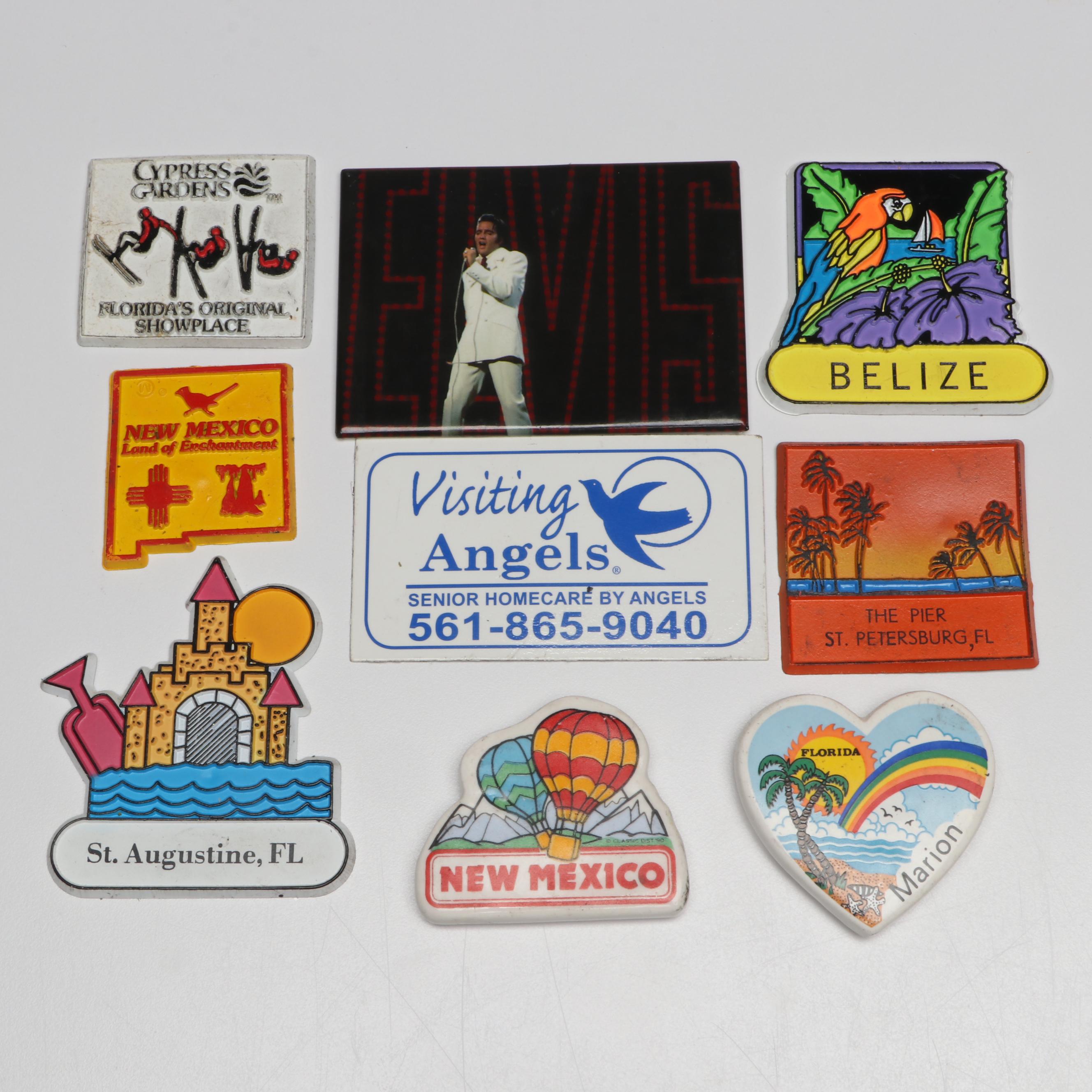 Wizard of Oz, Walt Disney World, Elvis, and More Souvenir Magnets