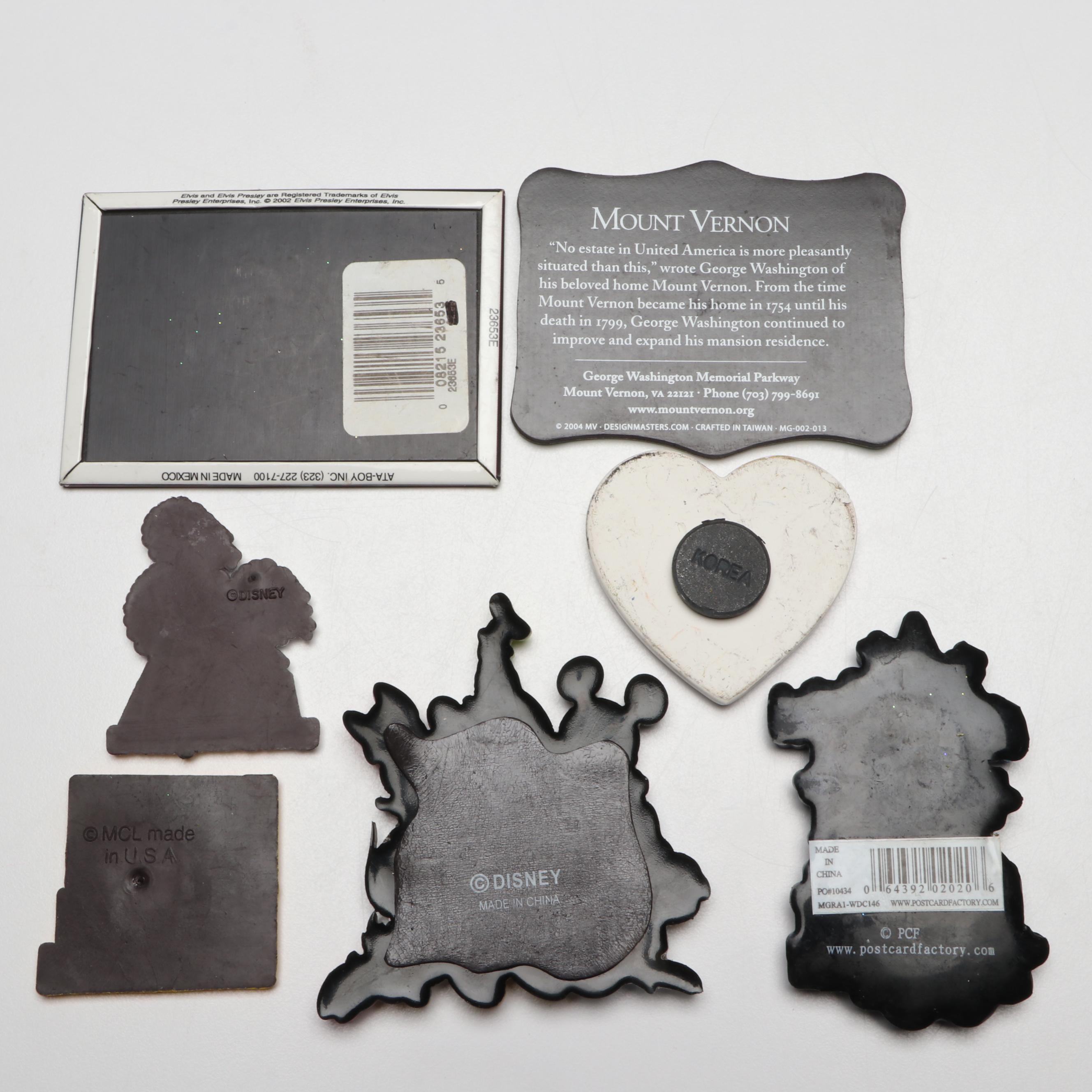 Wizard of Oz, Walt Disney World, Elvis, and More Souvenir Magnets