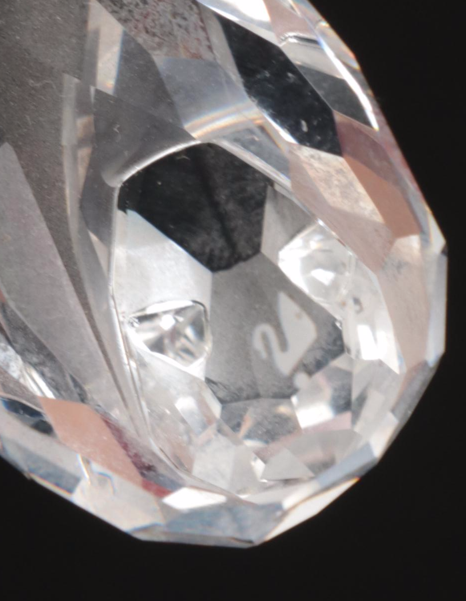 Swarovski Crystal Hedgehog, Deer, and Pig Figurines with Mirrored Stands