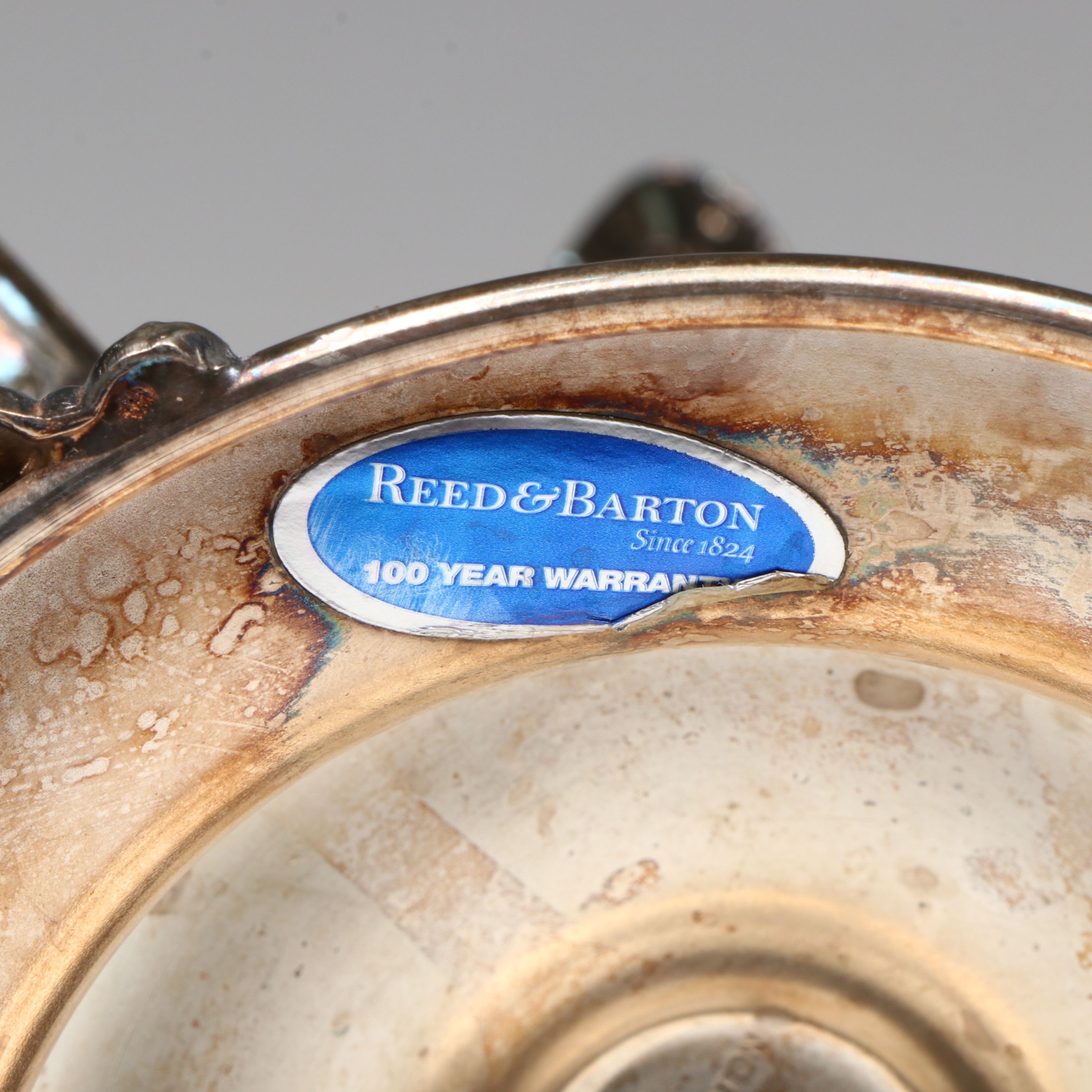 Reed & Barton Rococo Style Silver Plate Epergne Base